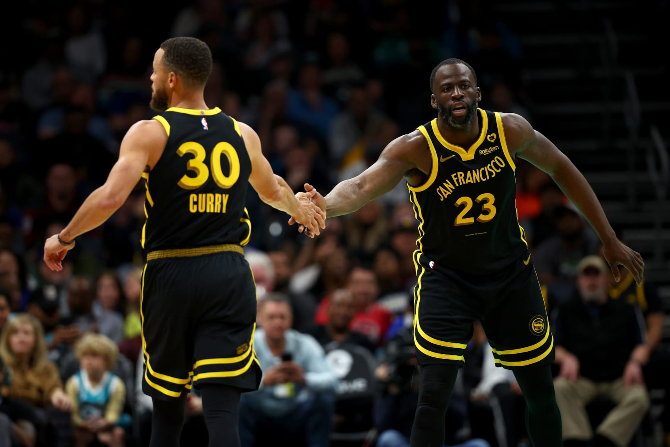 Stephen Curry and Draymond Green