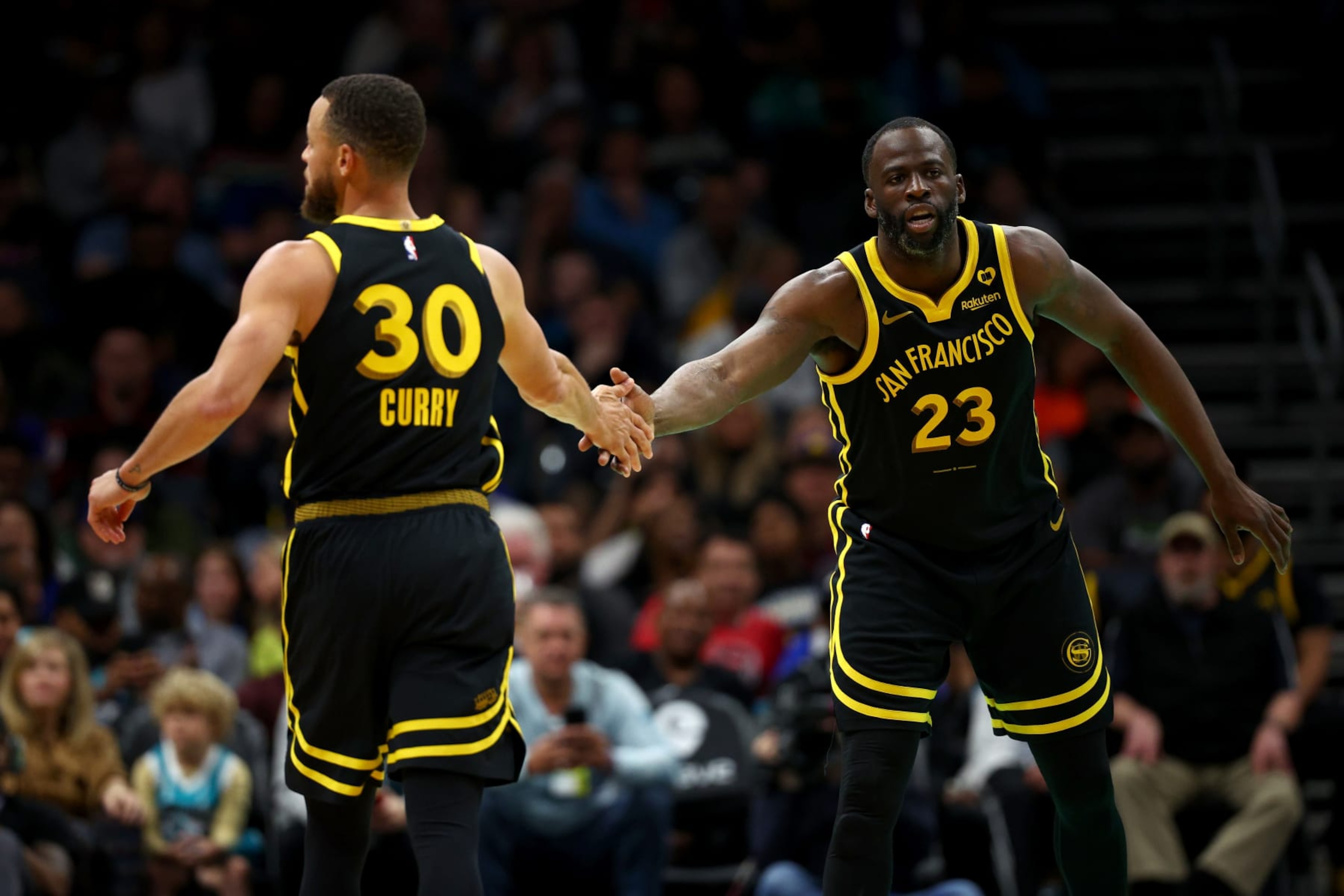 Stephen Curry and Draymond Green Stephen Curry and Draymond Green