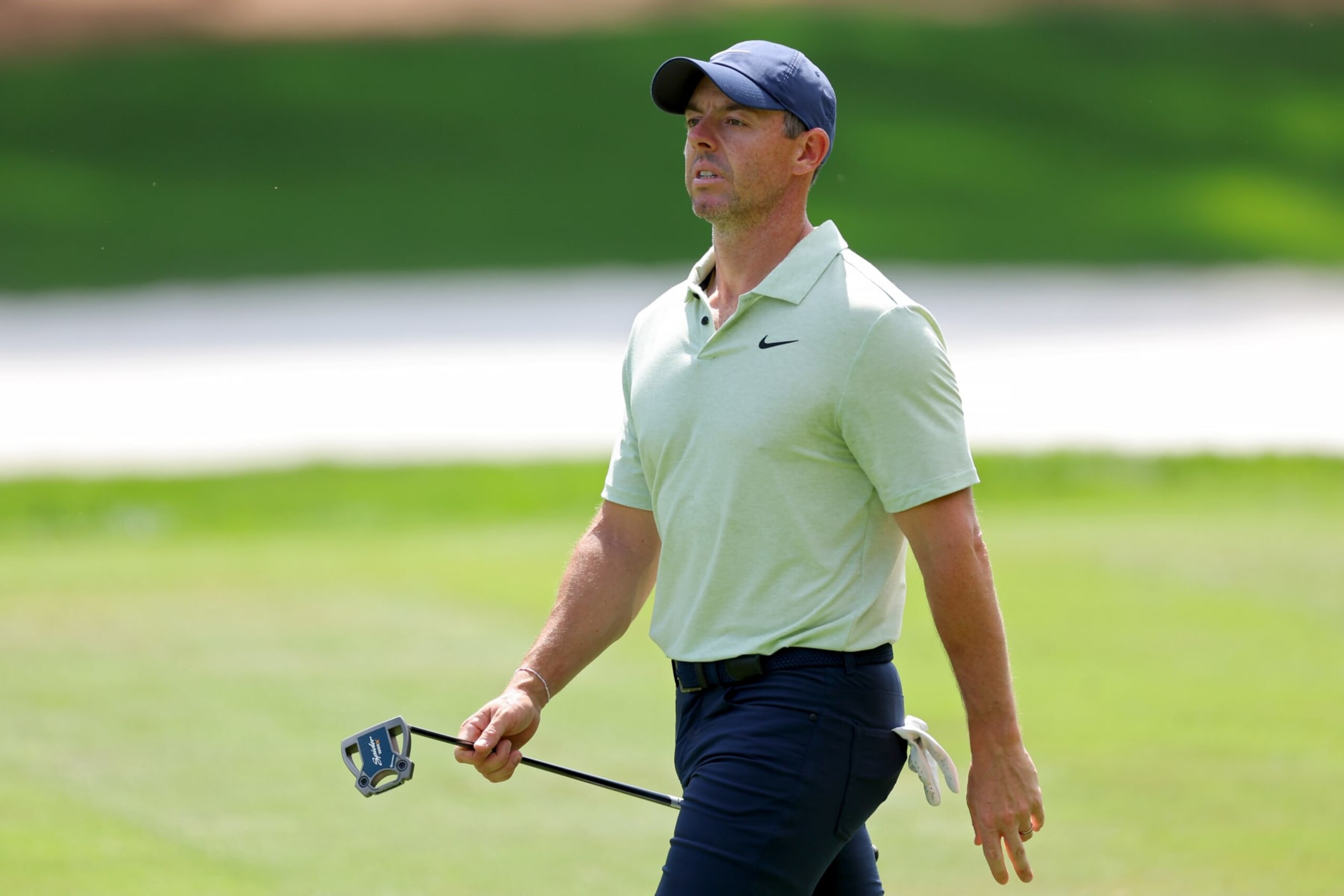 PONTE VEDRA BEACH, FLORIDA - MARCH 17: Rory McIlroy of Northern Ireland walks the first fairway during the final round of THE PLAYERS Championship at TPC Sawgrass on March 17, 2024 in Ponte Vedra Beach, Florida. (Photo by Kevin C. Cox/Getty Images) PONTE VEDRA BEACH, FLORIDA - MARCH 17: Rory McIlroy of Northern Ireland walks the first fairway during the final round of THE PLAYERS Championship at TPC Sawgrass on March 17, 2024 in Ponte Vedra Beach, Florida. (Photo by Kevin C. Cox/Getty Images)