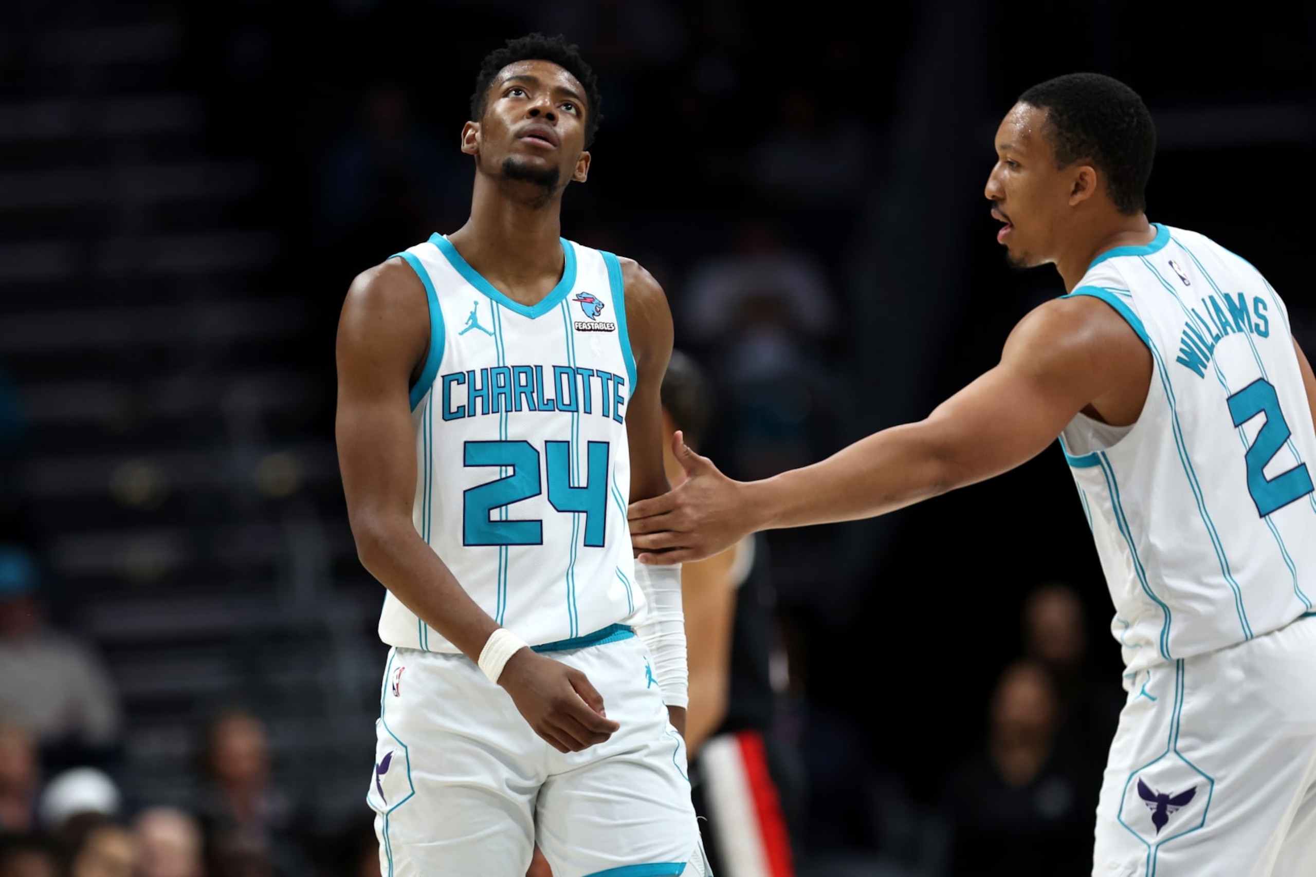 Brandon Miller and Grant Williams