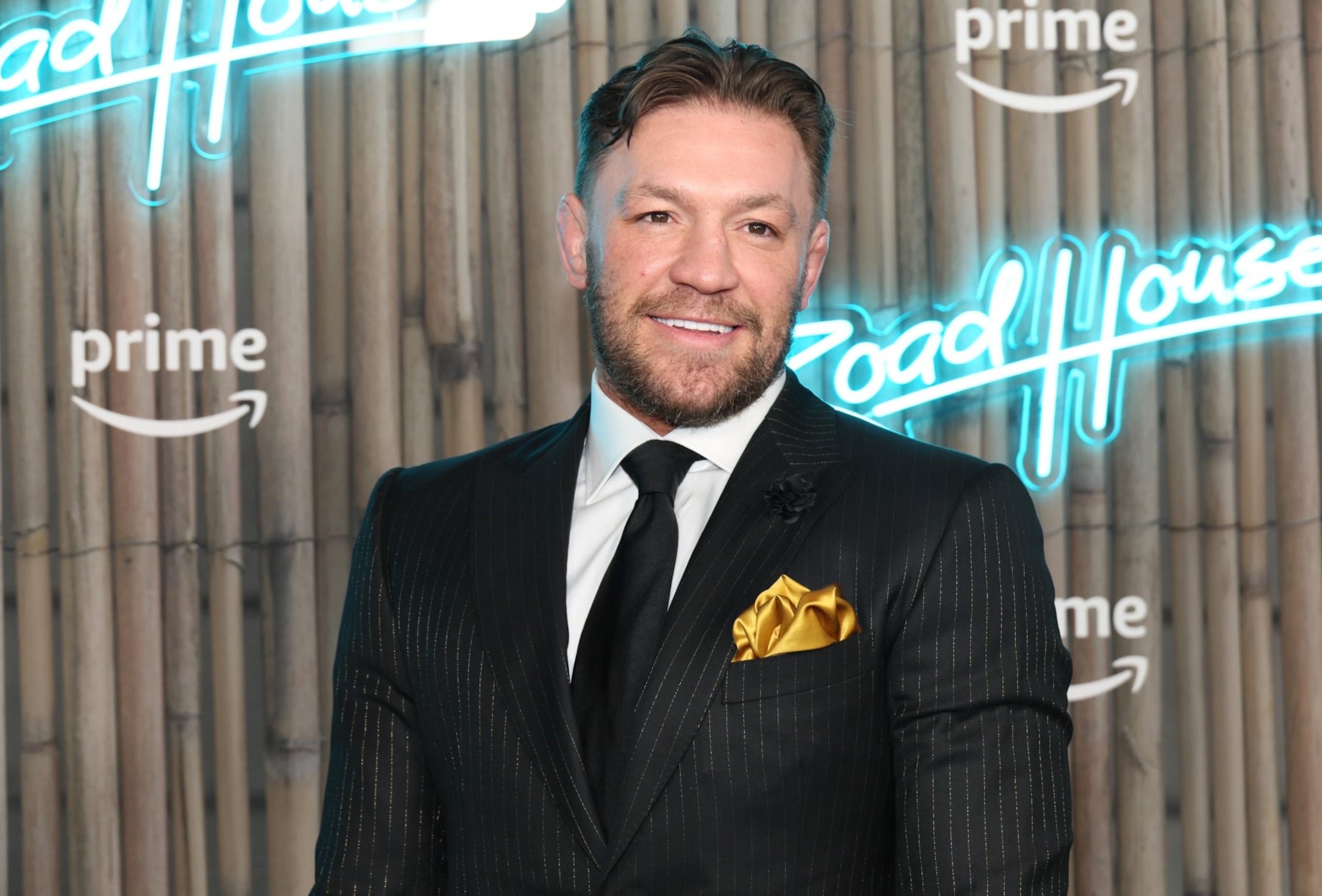 NEW YORK, NEW YORK - MARCH 19: Conor McGregor attends the "Road House" New York Premiere at Jazz at Lincoln Center on March 19, 2024 in New York City. (Photo by Dia Dipasupil/Getty Images) NEW YORK, NEW YORK - MARCH 19: Conor McGregor attends the "Road House" New York Premiere at Jazz at Lincoln Center on March 19, 2024 in New York City. (Photo by Dia Dipasupil/Getty Images)