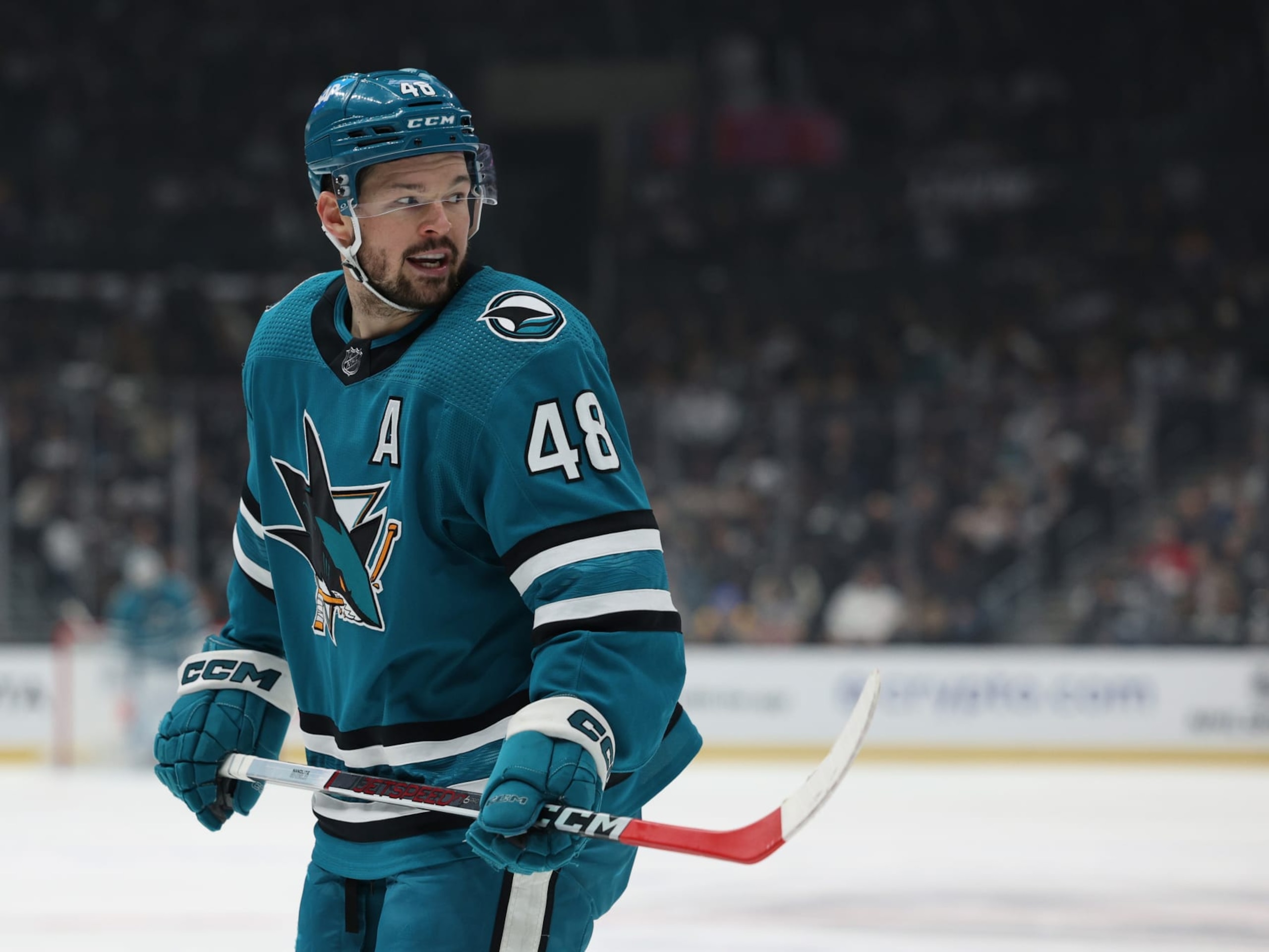 Former San Jose Sharks center Tomáš Hertl. 