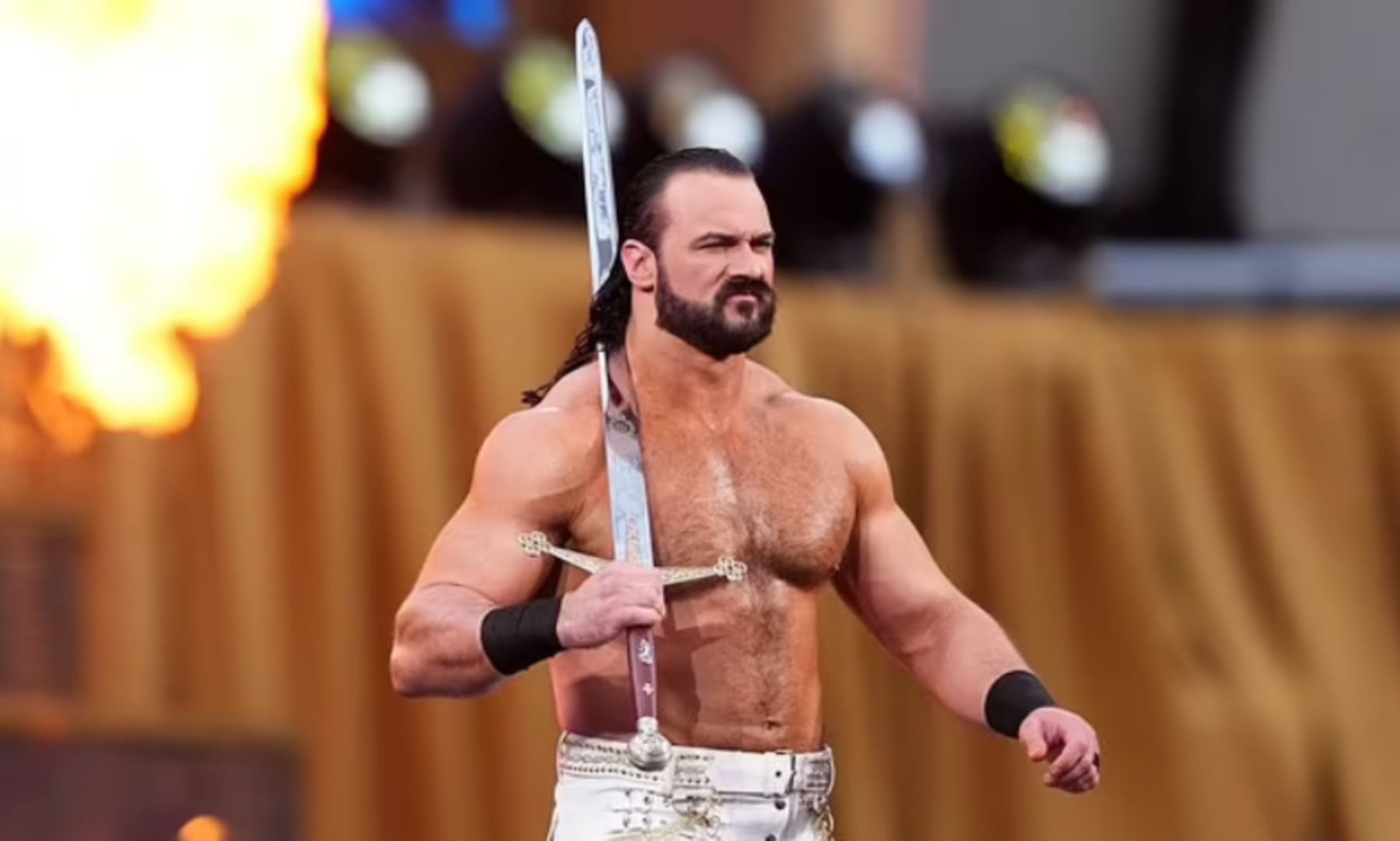 Drew McIntyre delivered on his promise to defeat Seth Rollins at WrestleMania 40, but he did not walk out with the World Heavyweight Championship. Drew McIntyre delivered on his promise to defeat Seth Rollins at WrestleMania 40, but he did not walk out with the World Heavyweight Championship.