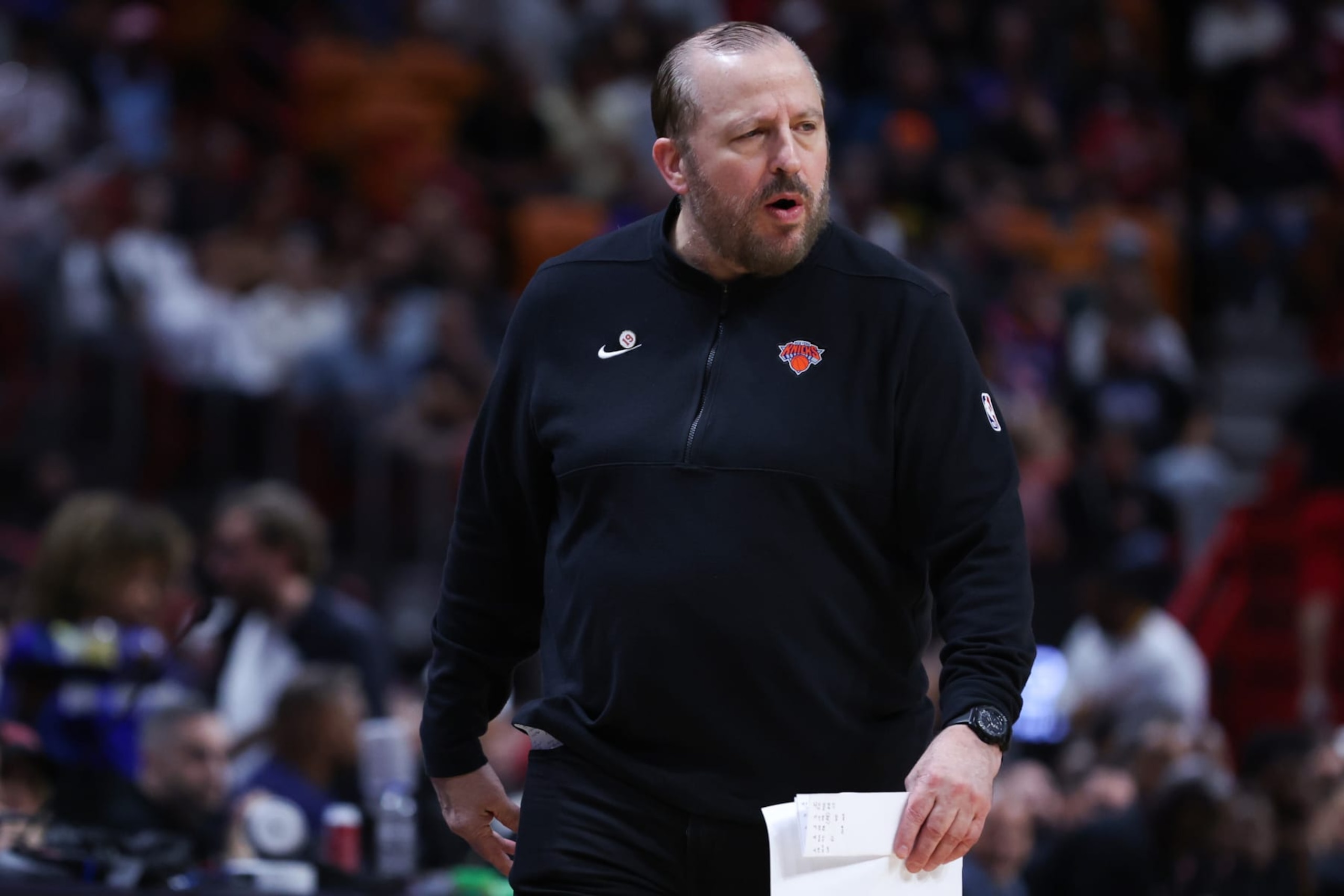 Knicks head coach Tom Thibodeau Knicks head coach Tom Thibodeau