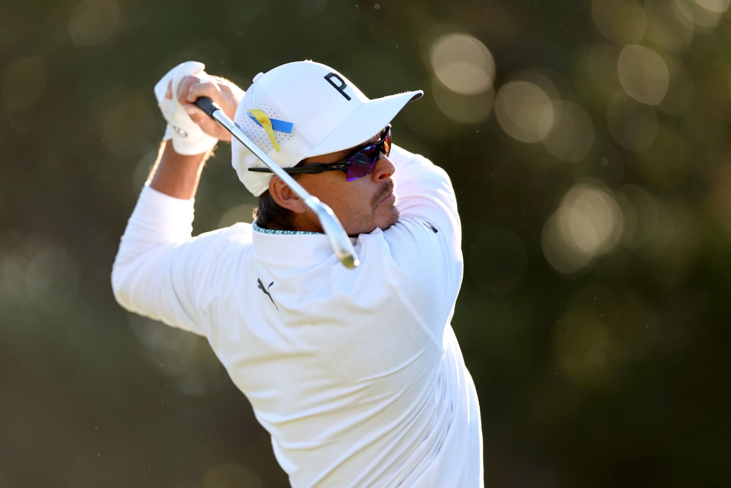 SAN ANTONIO, TEXAS - APRIL 05: Rickie Fowler of the United States plays his second shot on the 13th hole during the second round of the Valero Texas Open at TPC San Antonio on April 05, 2024 in San Antonio, Texas. (Photo by Brennan Asplen/Getty Images)