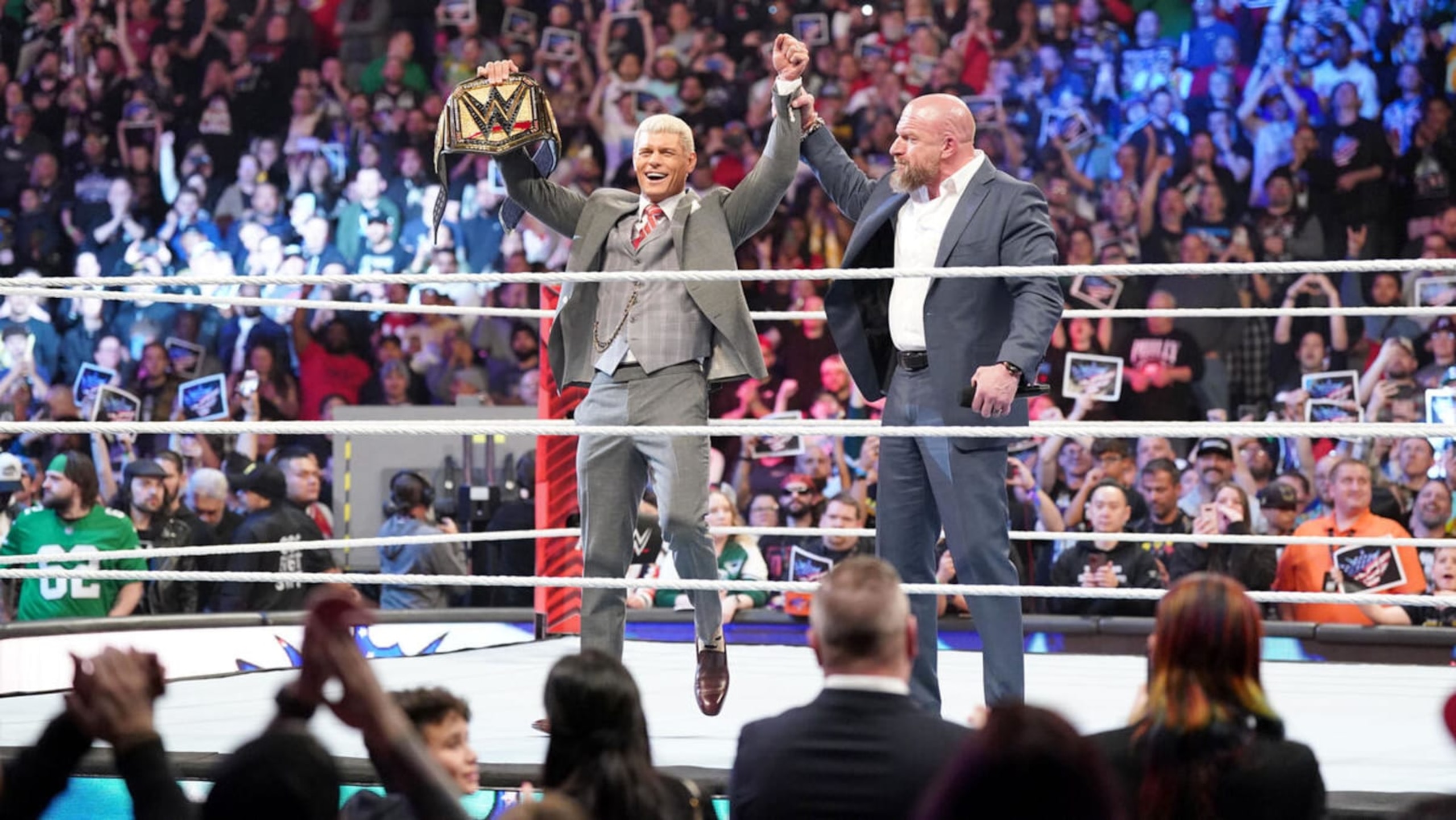 Cody Rhodes got another chance to celebrate his WrestleMania 40 victory while awaiting new challengers.
