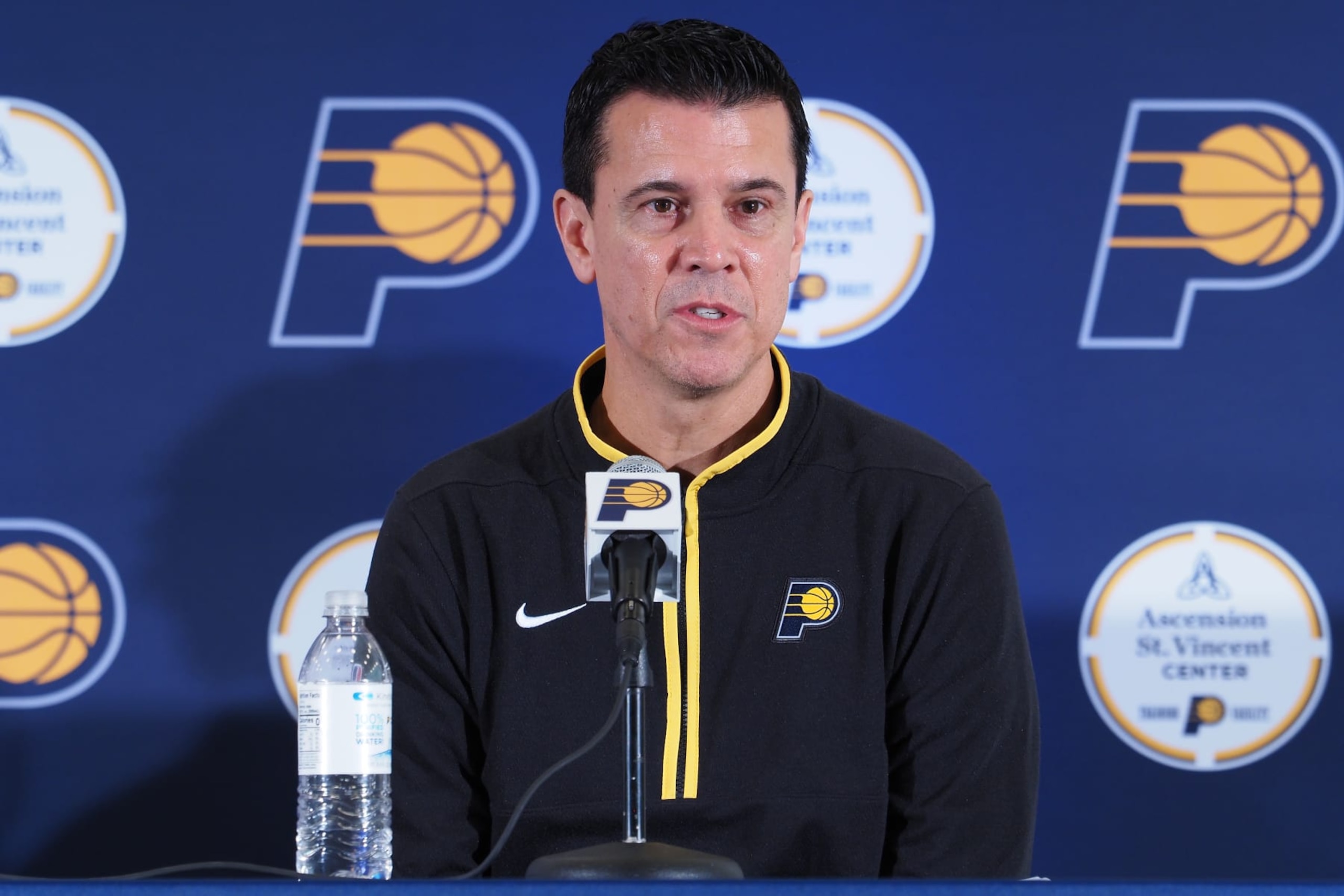 Pacers general manager Chad Buchanan
