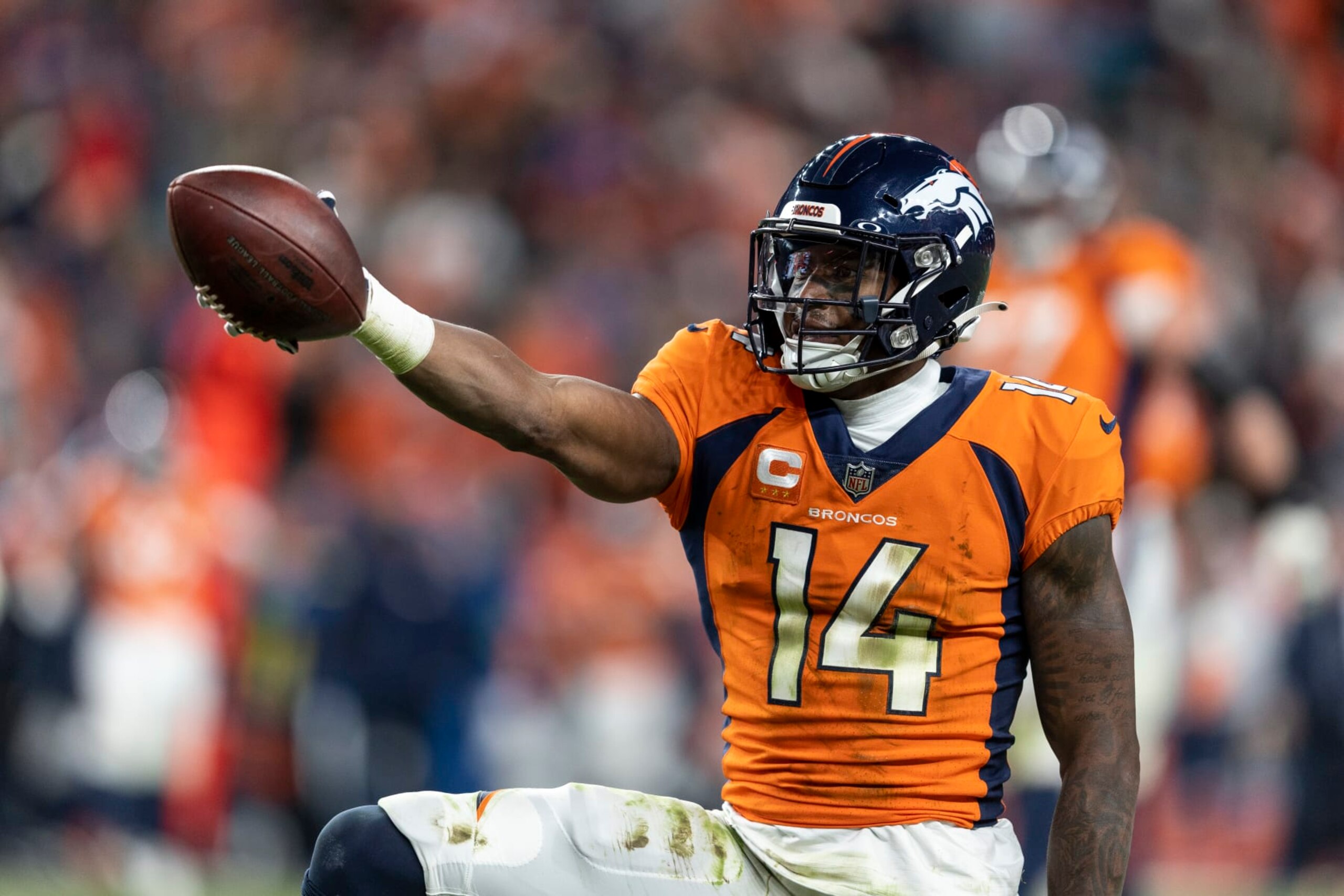 Broncos wide receiver Courtland Sutton Broncos wide receiver Courtland Sutton
