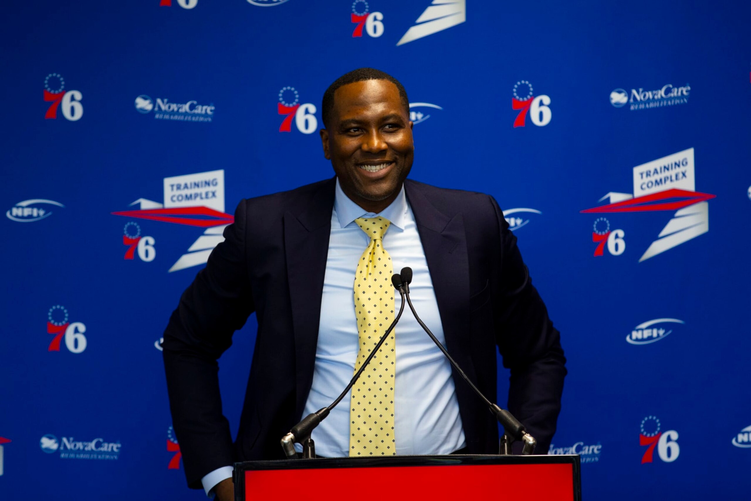76ers general manager Elton Brand 76ers general manager Elton Brand