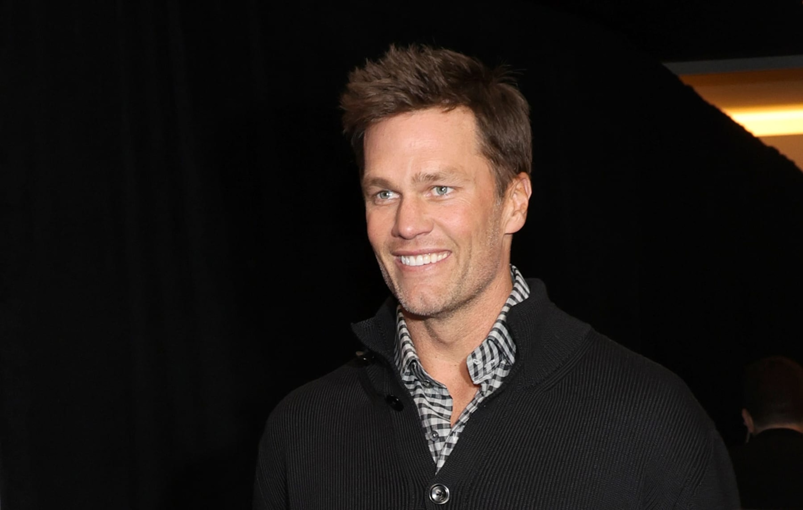 LAS VEGAS, NEVADA - FEBRUARY 10: Tom Brady attends Michael Rubin's Fanatics Super Bowl party at the Marquee Nightclub at The Cosmopolitan of Las Vegas on February 10, 2024 in Las Vegas, Nevada. (Photo by Ethan Miller/Getty Images)