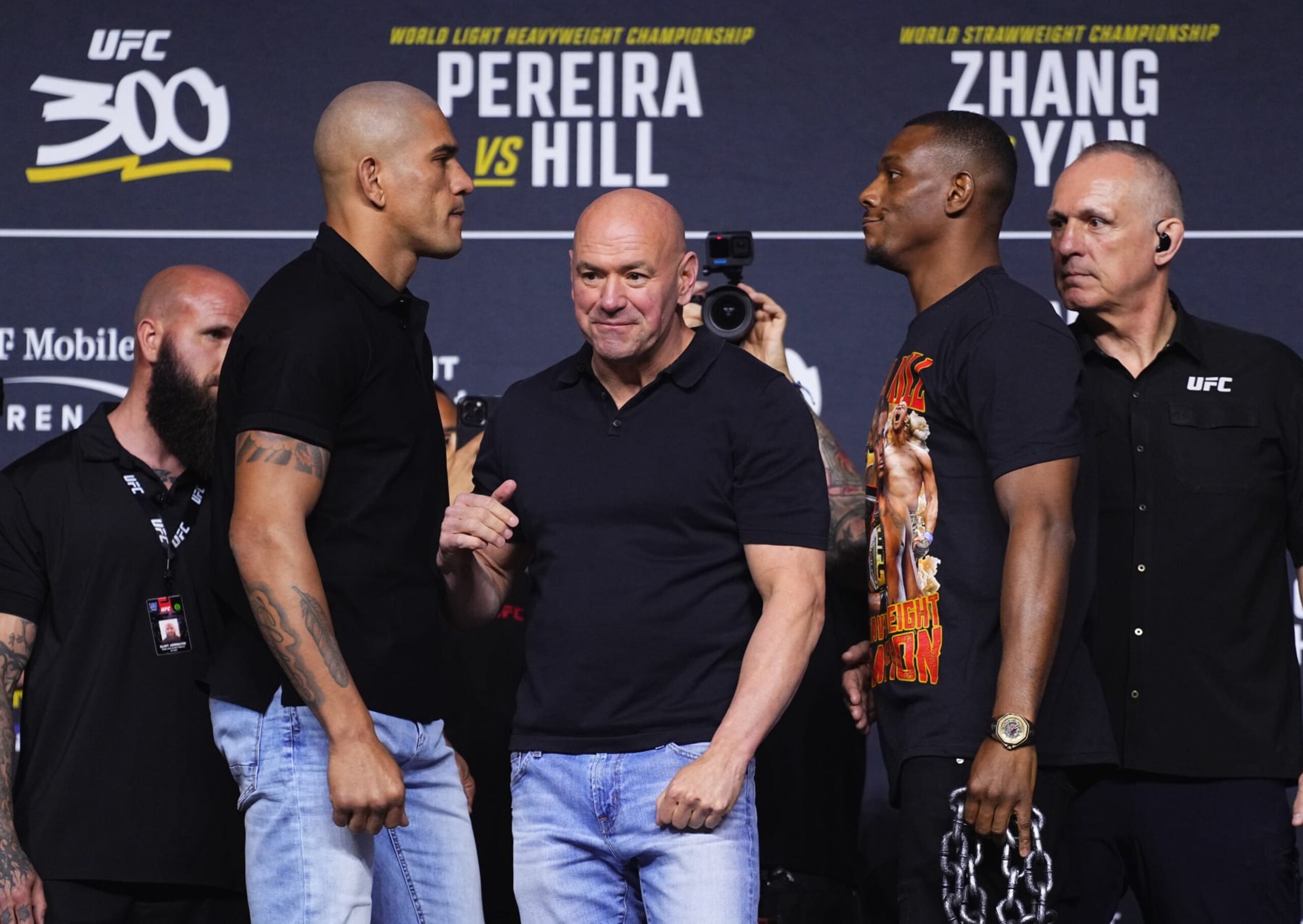 Alex Pereira squares off against Jamahal Hill