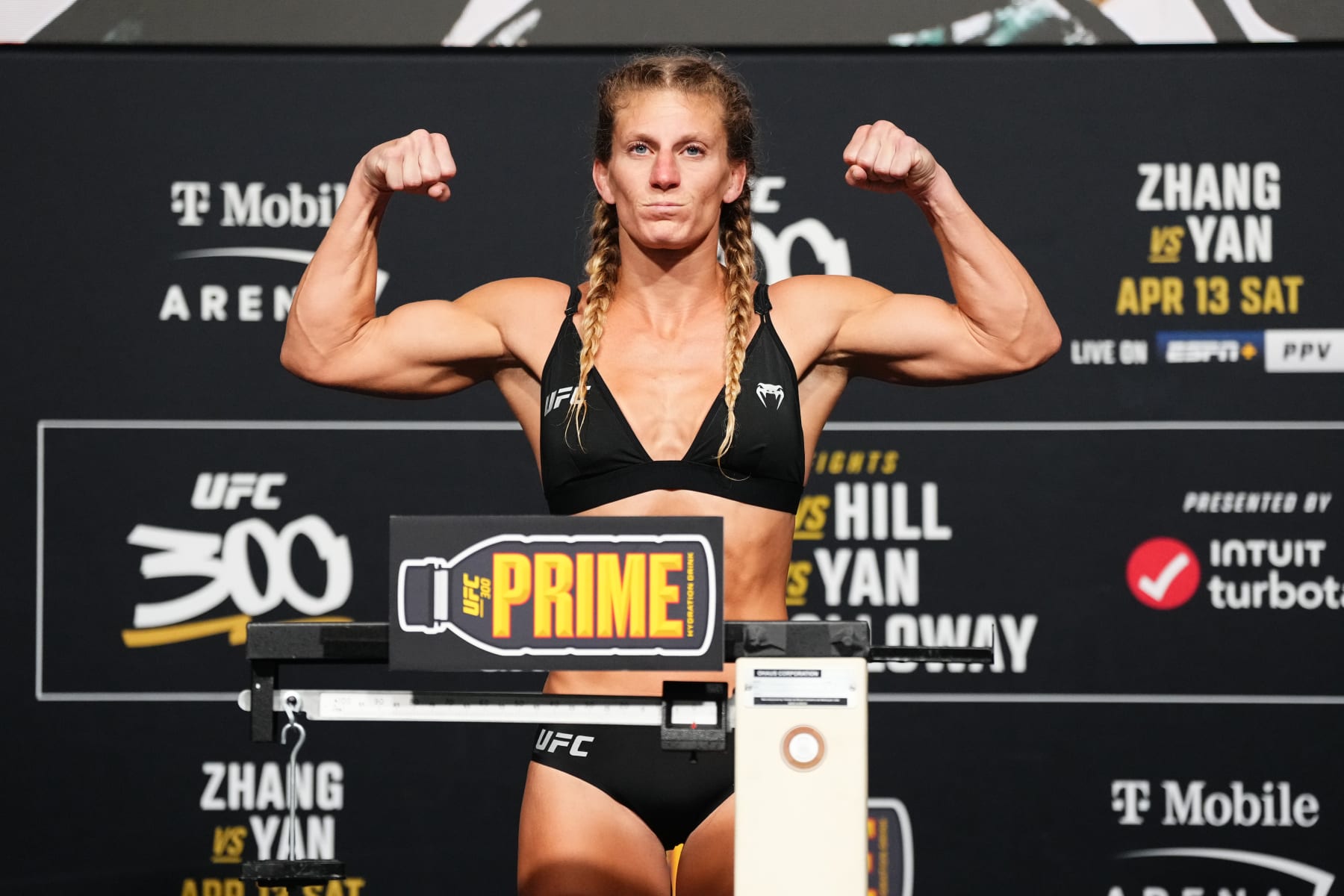 Kayla Harrison will make her UFC debut on Saturday night.