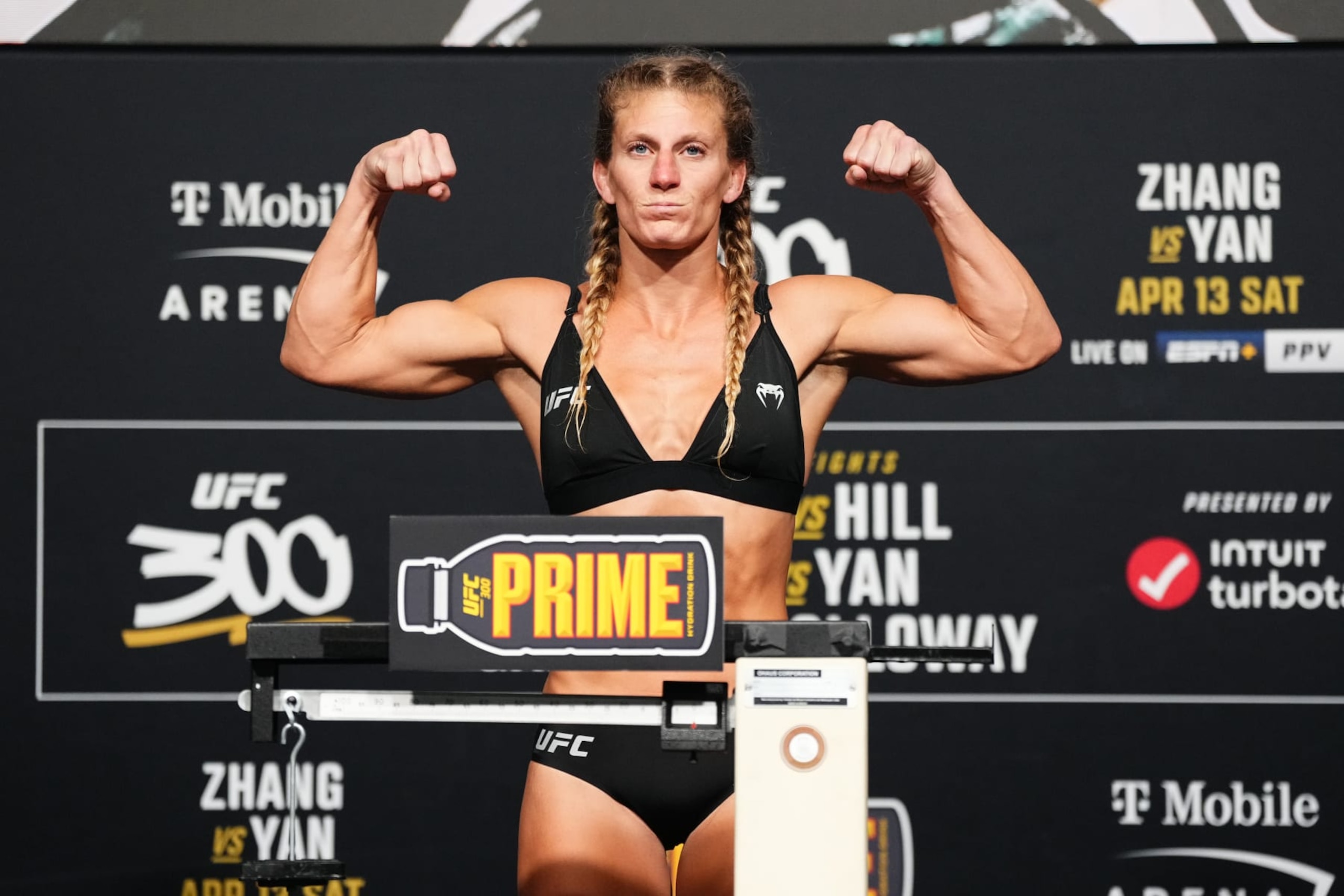 Kayla Harrison will make her UFC debut on Saturday night.