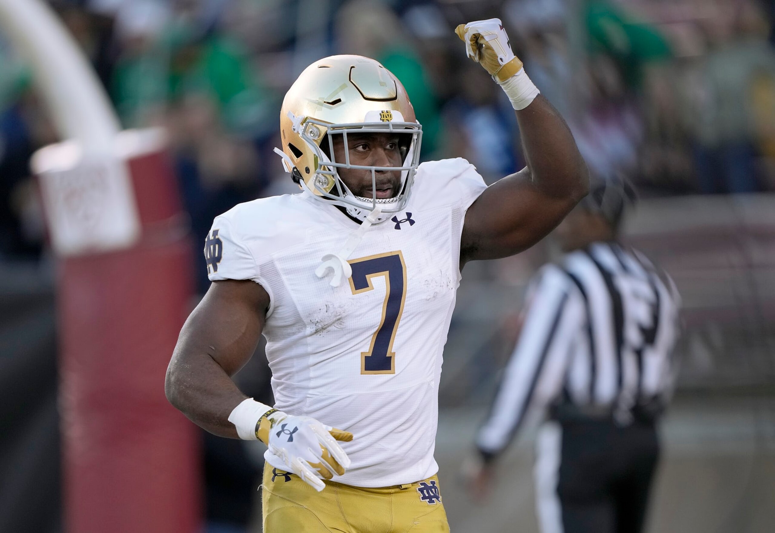 Notre Dame running back Audric Estime Notre Dame running back Audric Estime