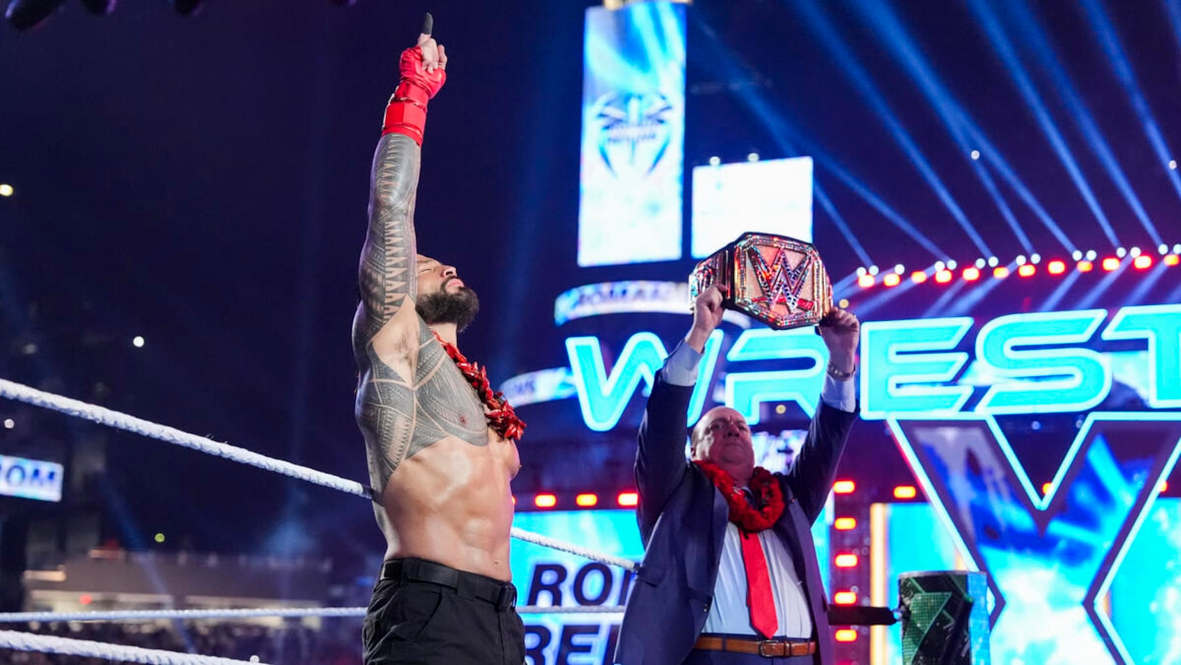 Roman Reigns' eventual return to WWE TV will mark a pivotal point in the Bloodline saga. Roman Reigns' eventual return to WWE TV will mark a pivotal point in the Bloodline saga.