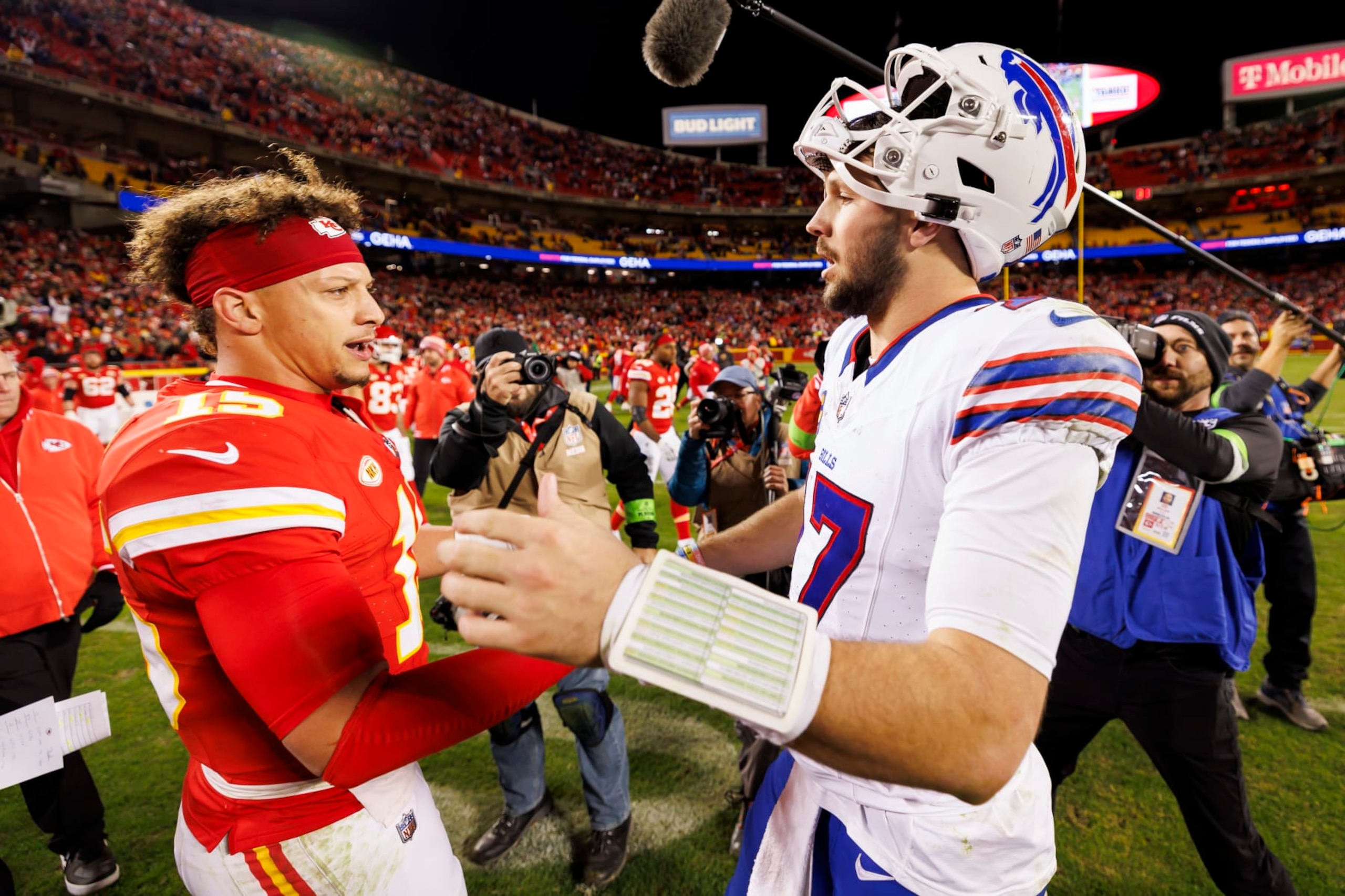 Patrick Mahomes and Josh Allen Patrick Mahomes and Josh Allen