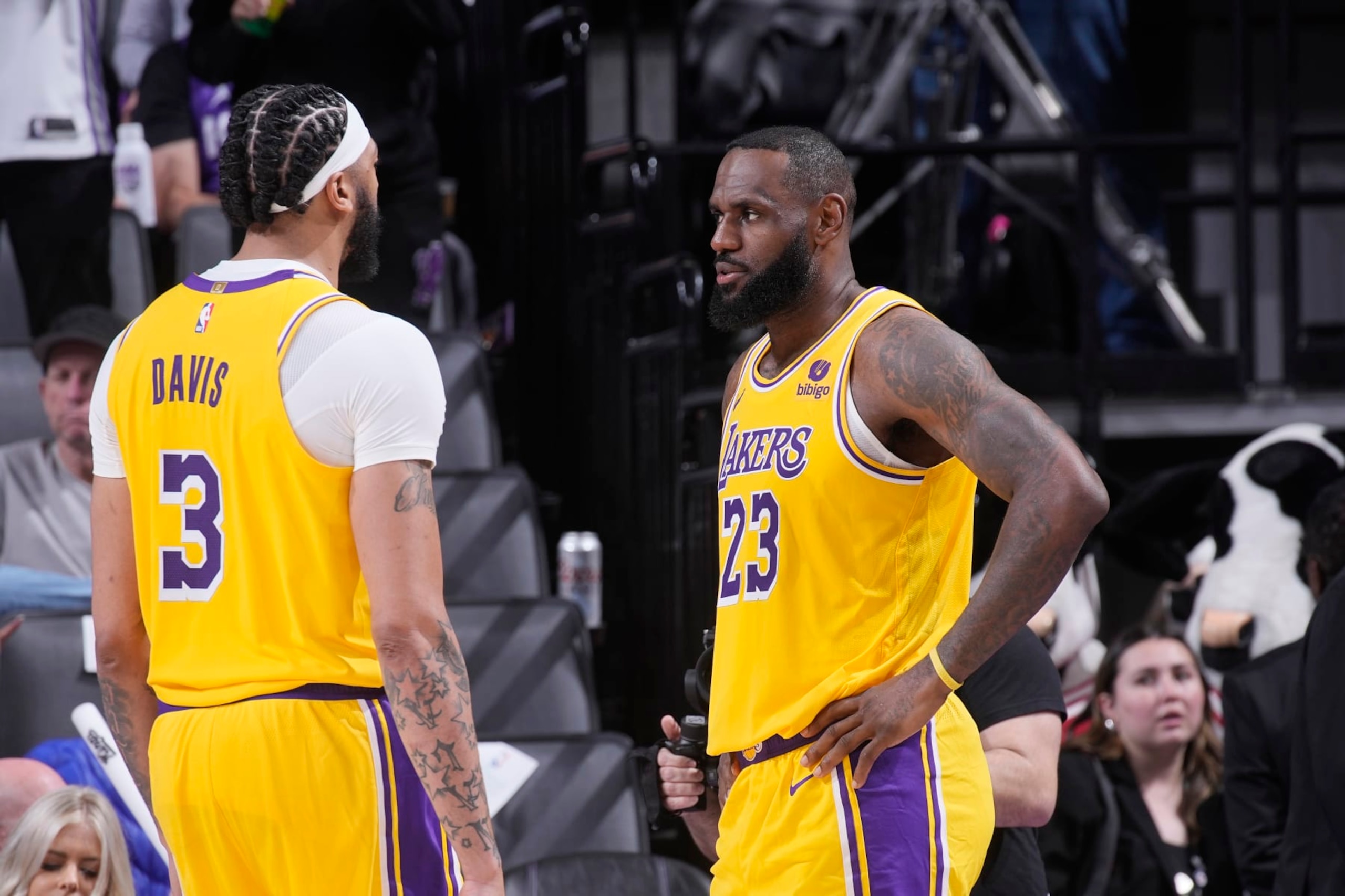 Anthony Davis and LeBron James