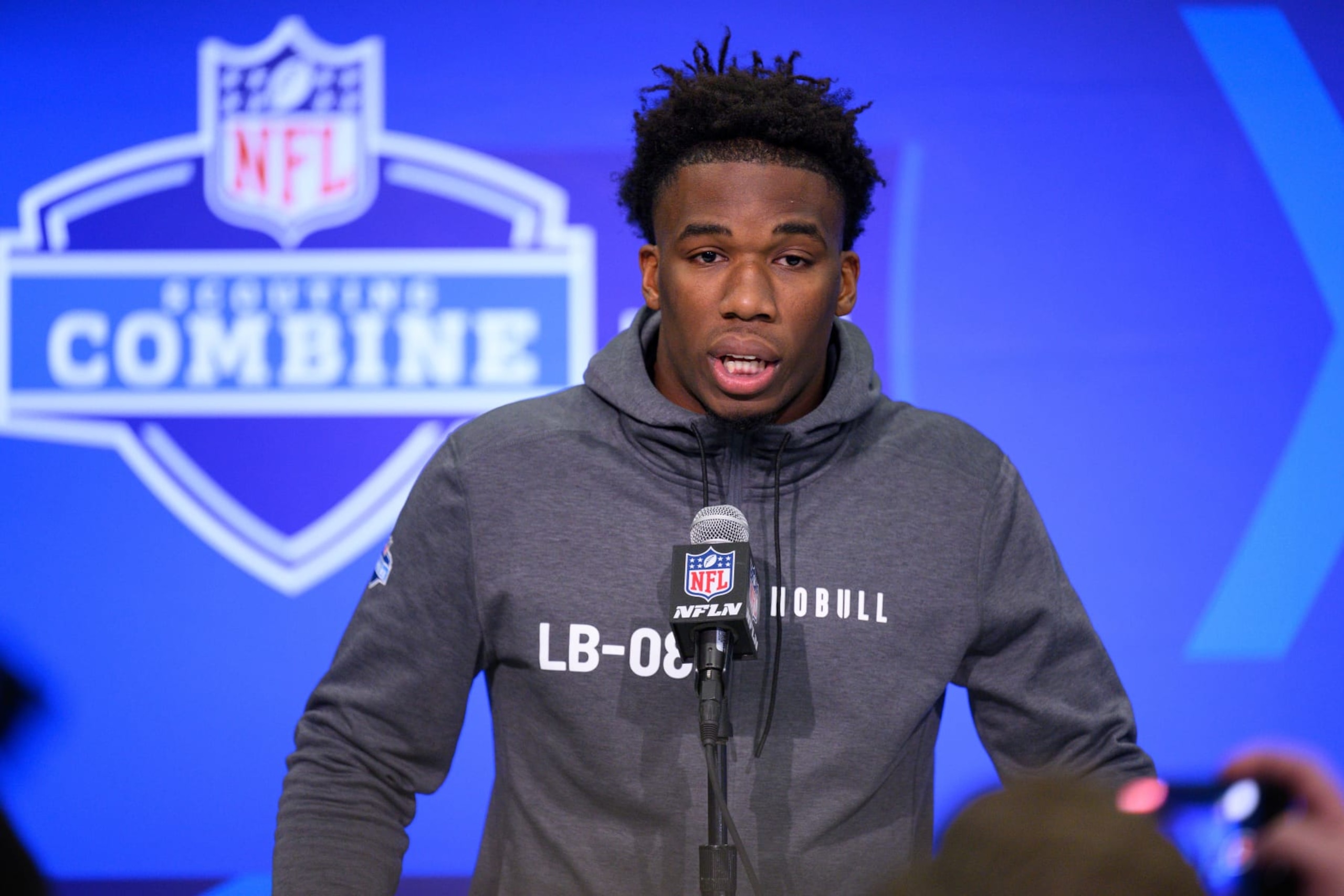 Texas A&M LB prospect Edgerrin Cooper Texas A&M LB prospect Edgerrin Cooper
