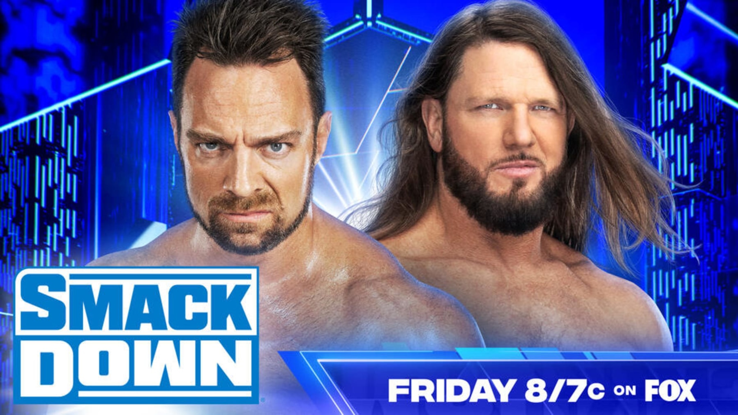 LA Knight and AJ Styles.