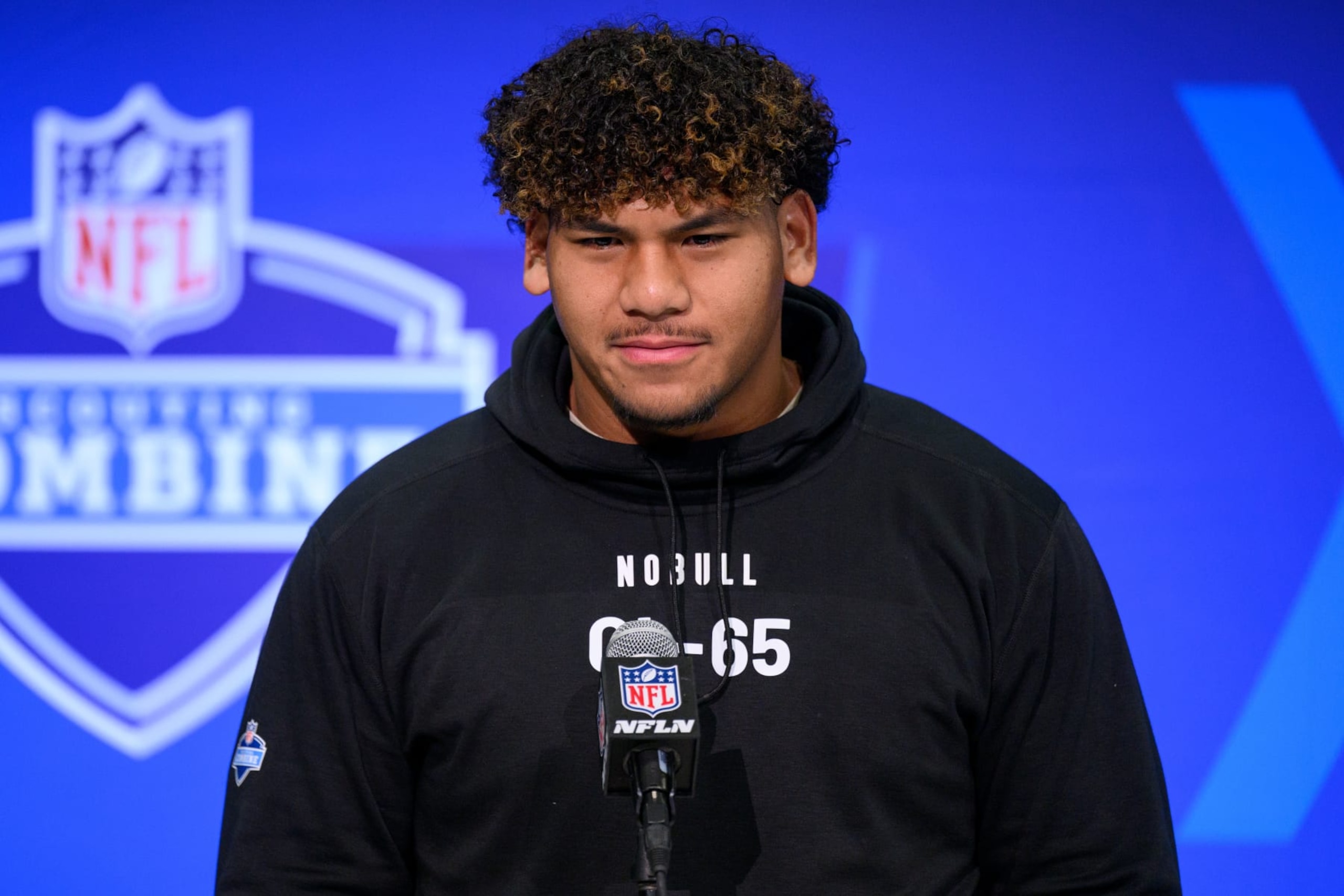 BYU OT prospect Kingsley Suamataia BYU OT prospect Kingsley Suamataia