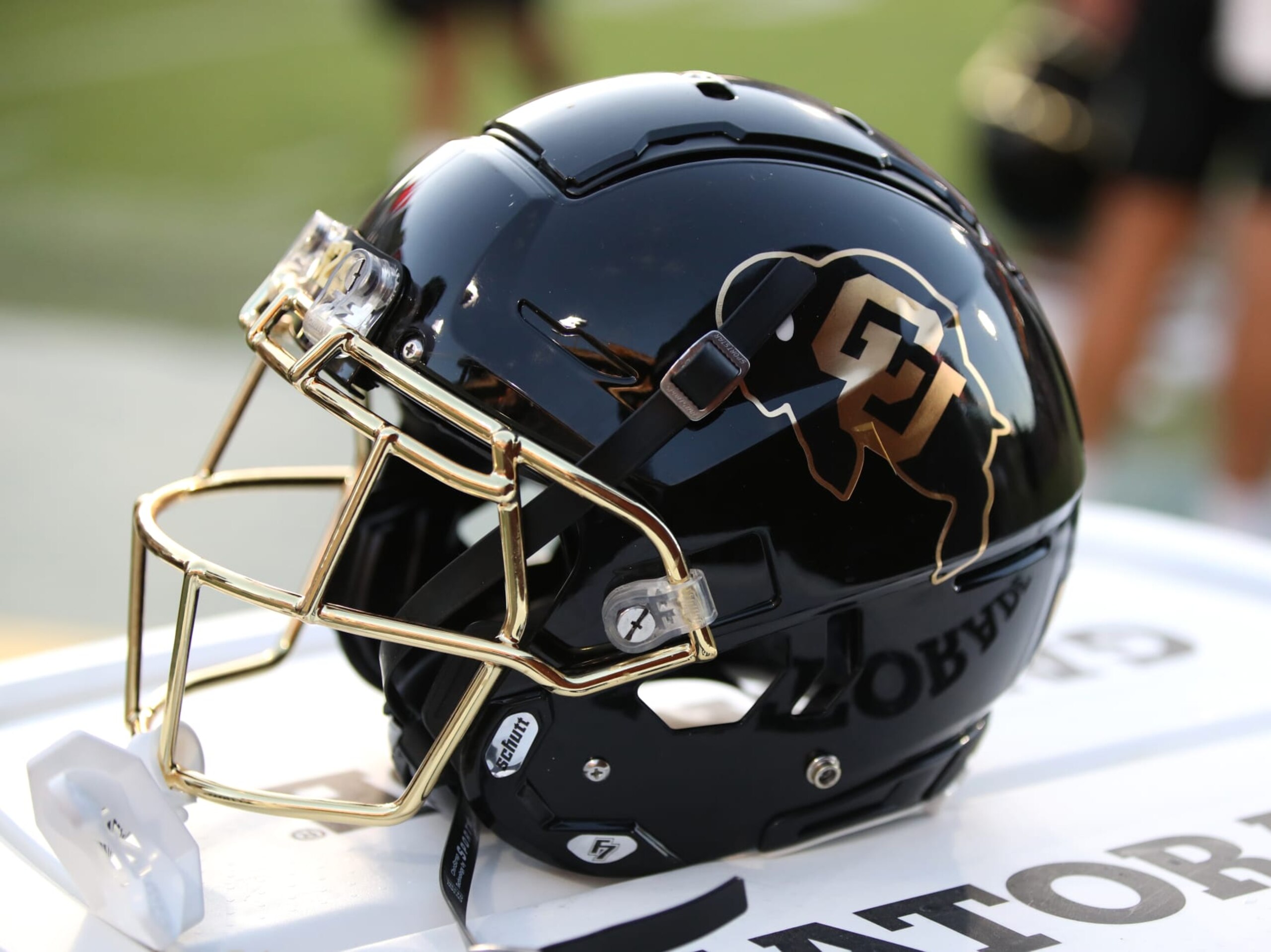 TEMPE, ARIZONA - OCTOBER 7: A Colorado Buffs helmet is seen on the sidelines during the University of Colorado Buffs versus the Arizona State Sun Devils football game at Mountain America Stadium on October 7, 2023 in Tempe, Arizona. (Photo by Bruce Yeung/Getty Images) TEMPE, ARIZONA - OCTOBER 7: A Colorado Buffs helmet is seen on the sidelines during the University of Colorado Buffs versus the Arizona State Sun Devils football game at Mountain America Stadium on October 7, 2023 in Tempe, Arizona. (Photo by Bruce Yeung/Getty Images)