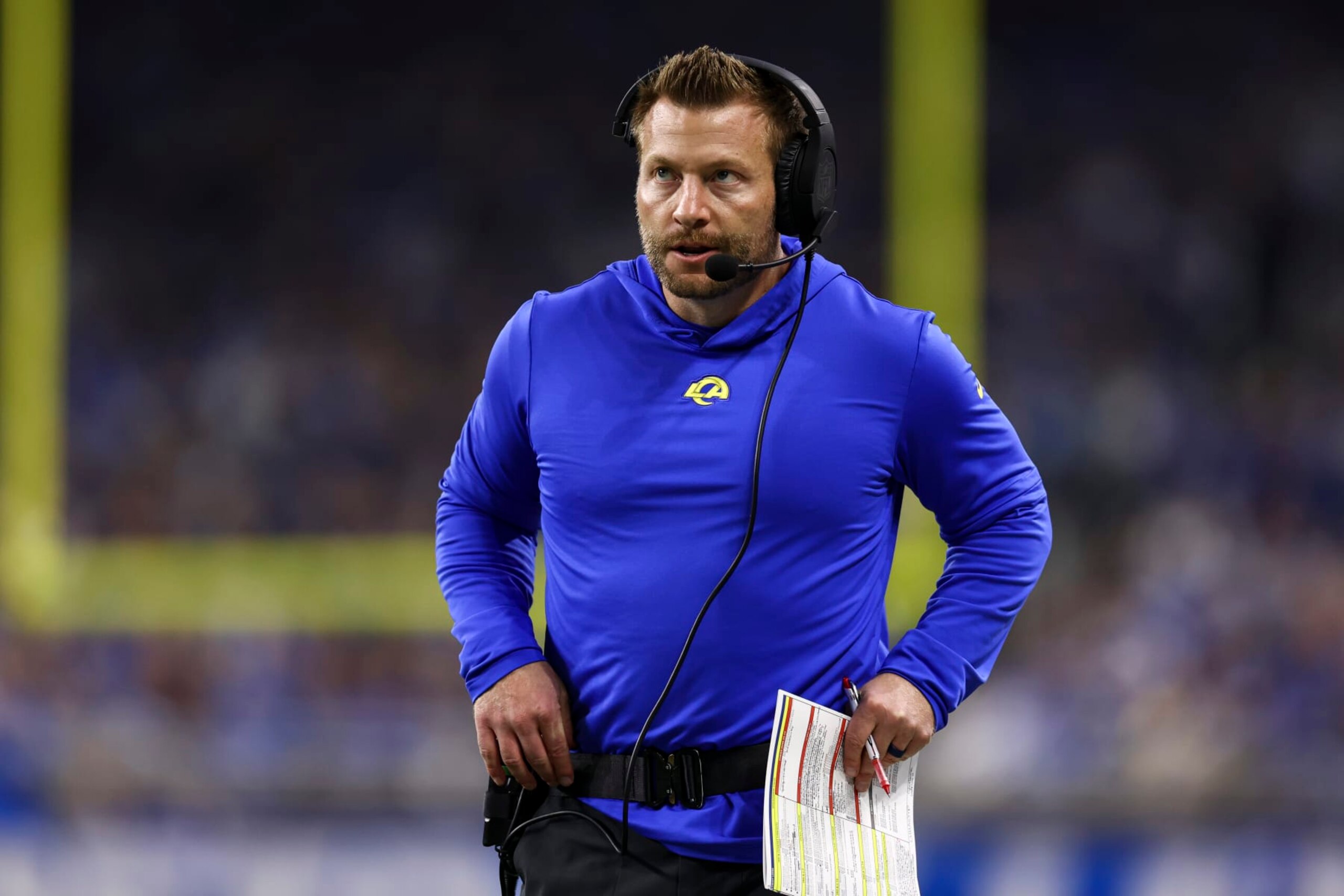 Rams head coach Sean McVay Rams head coach Sean McVay