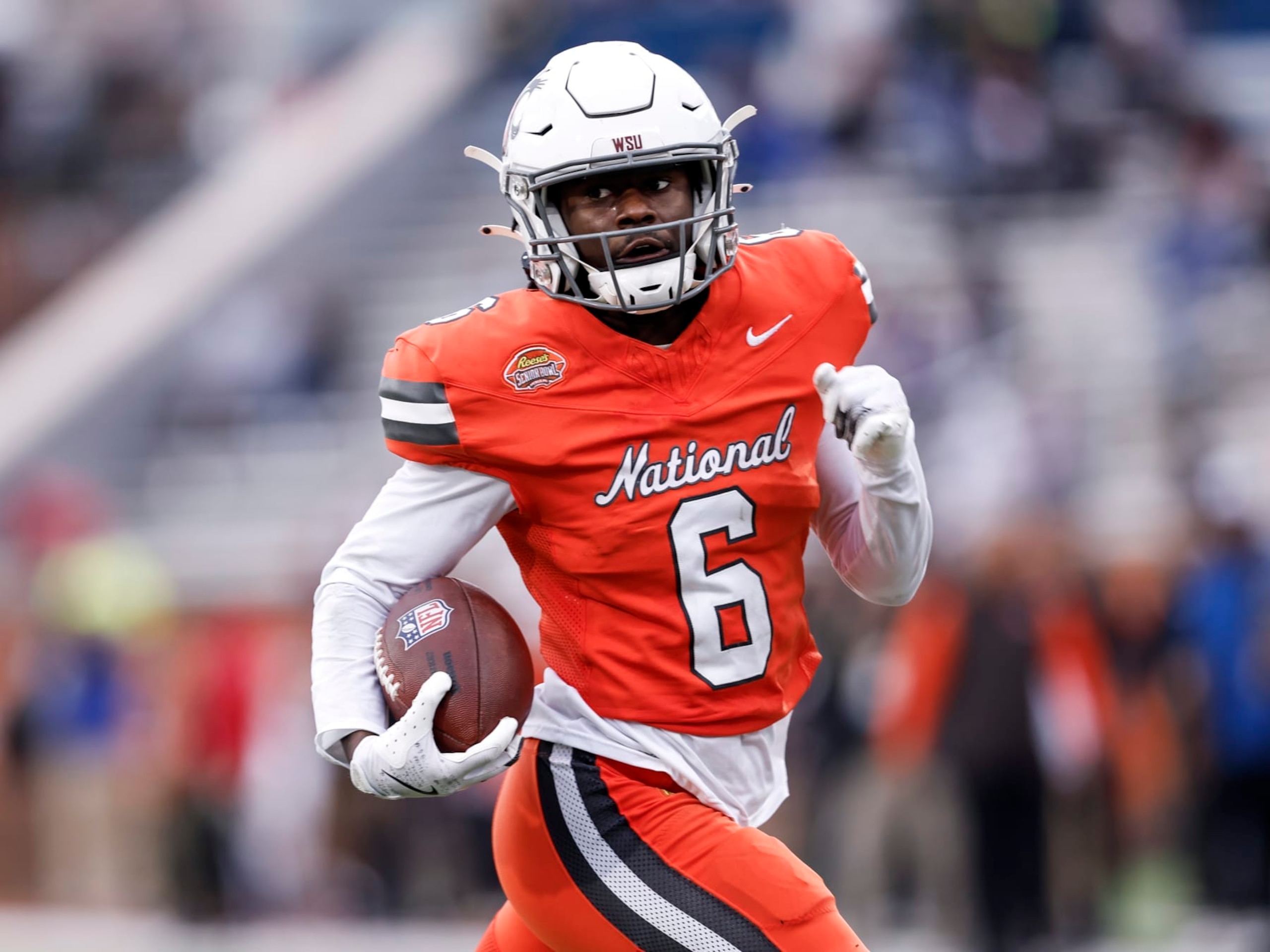 Chau Smith-Wade at the Senior Bowl Chau Smith-Wade at the Senior Bowl