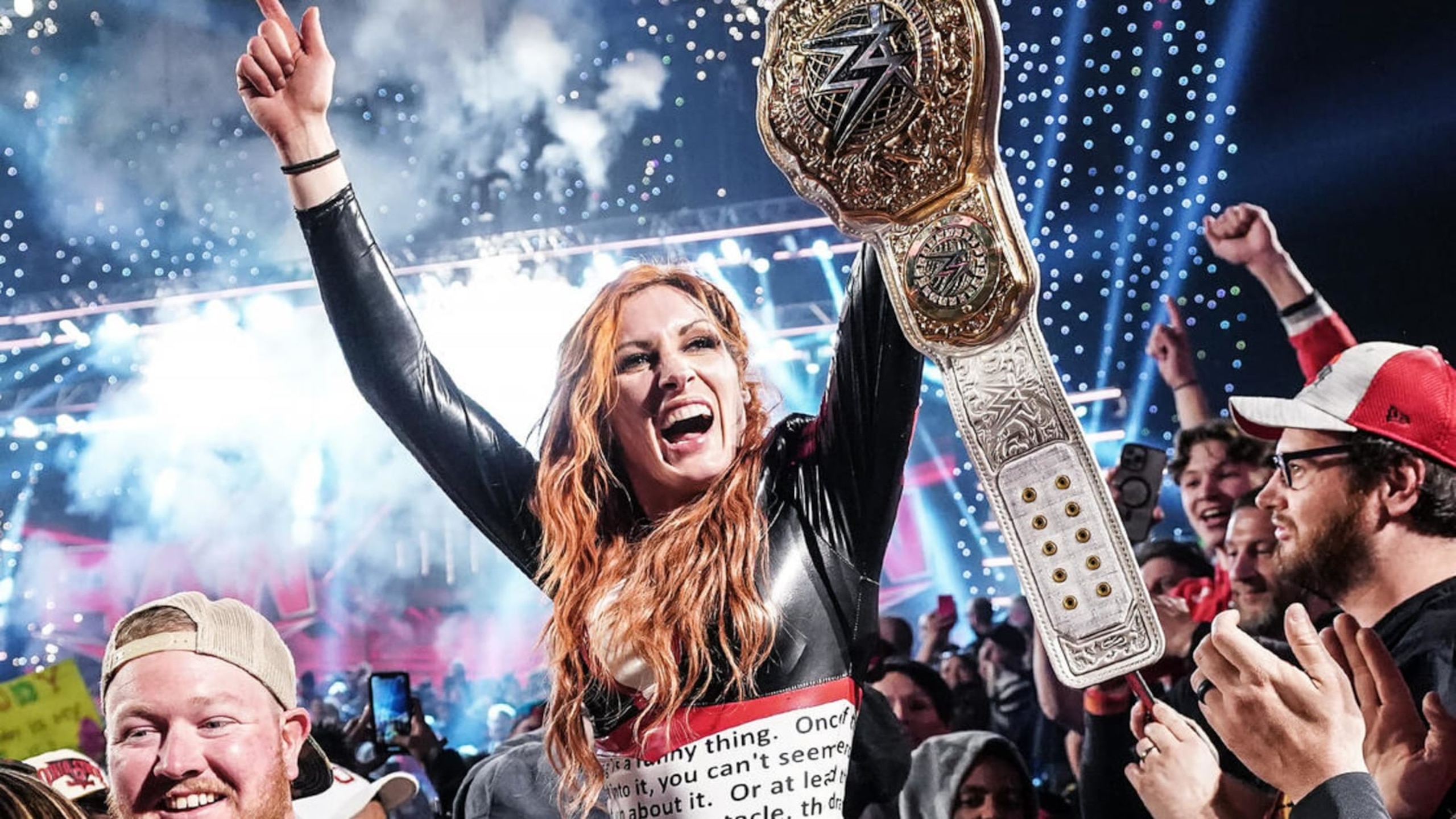 Becky Lynch captured the women's world title to become an eight-time women's champion. Becky Lynch captured the women's world title to become an eight-time women's champion.