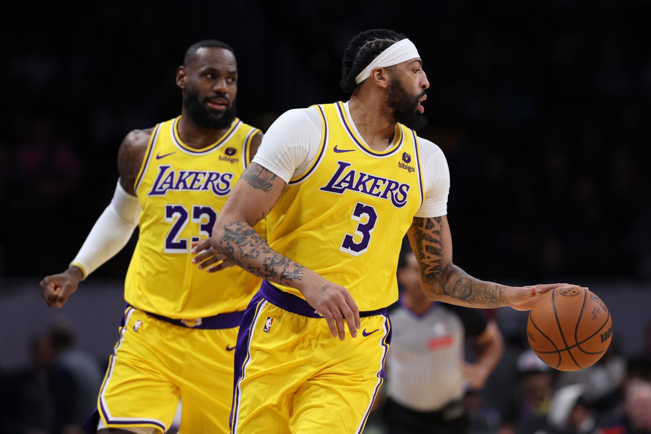 LeBron James and Anthony Davis