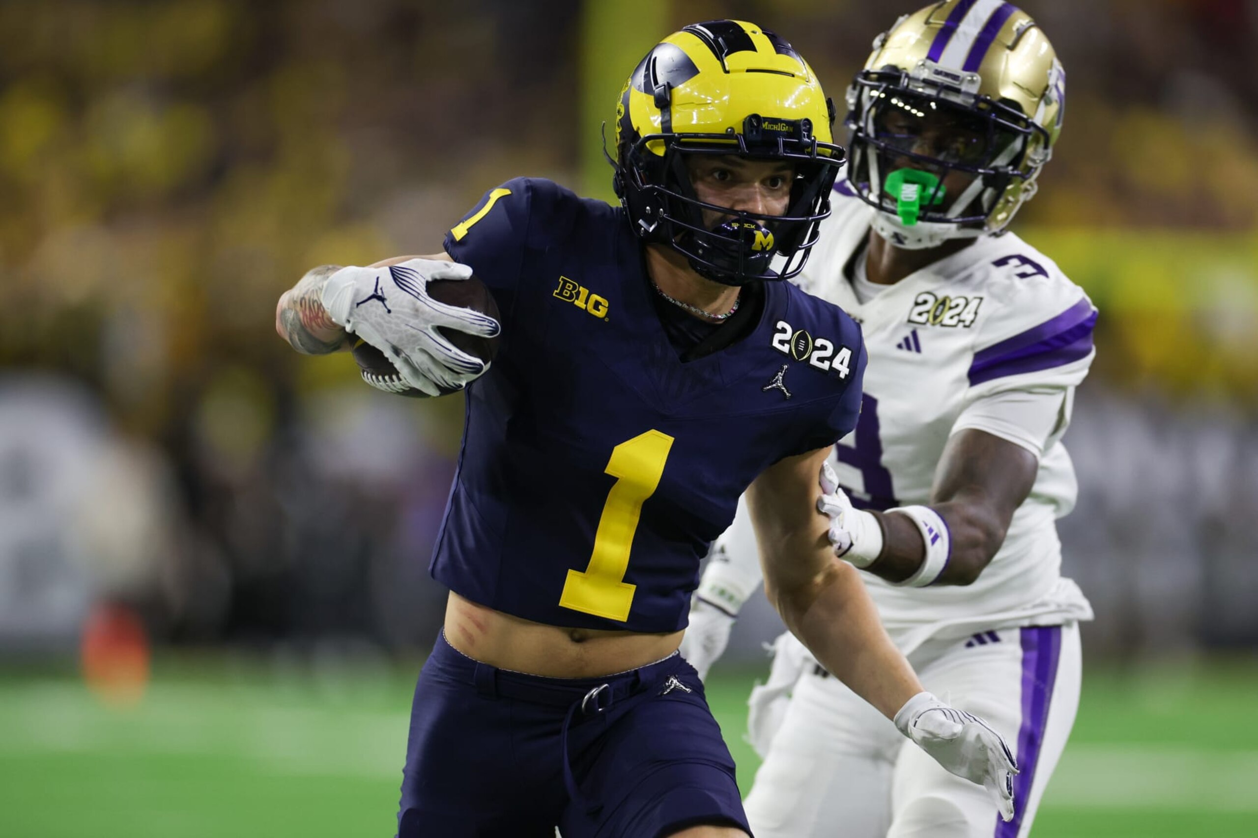 Michigan wide receiver Roman Wilson Michigan wide receiver Roman Wilson