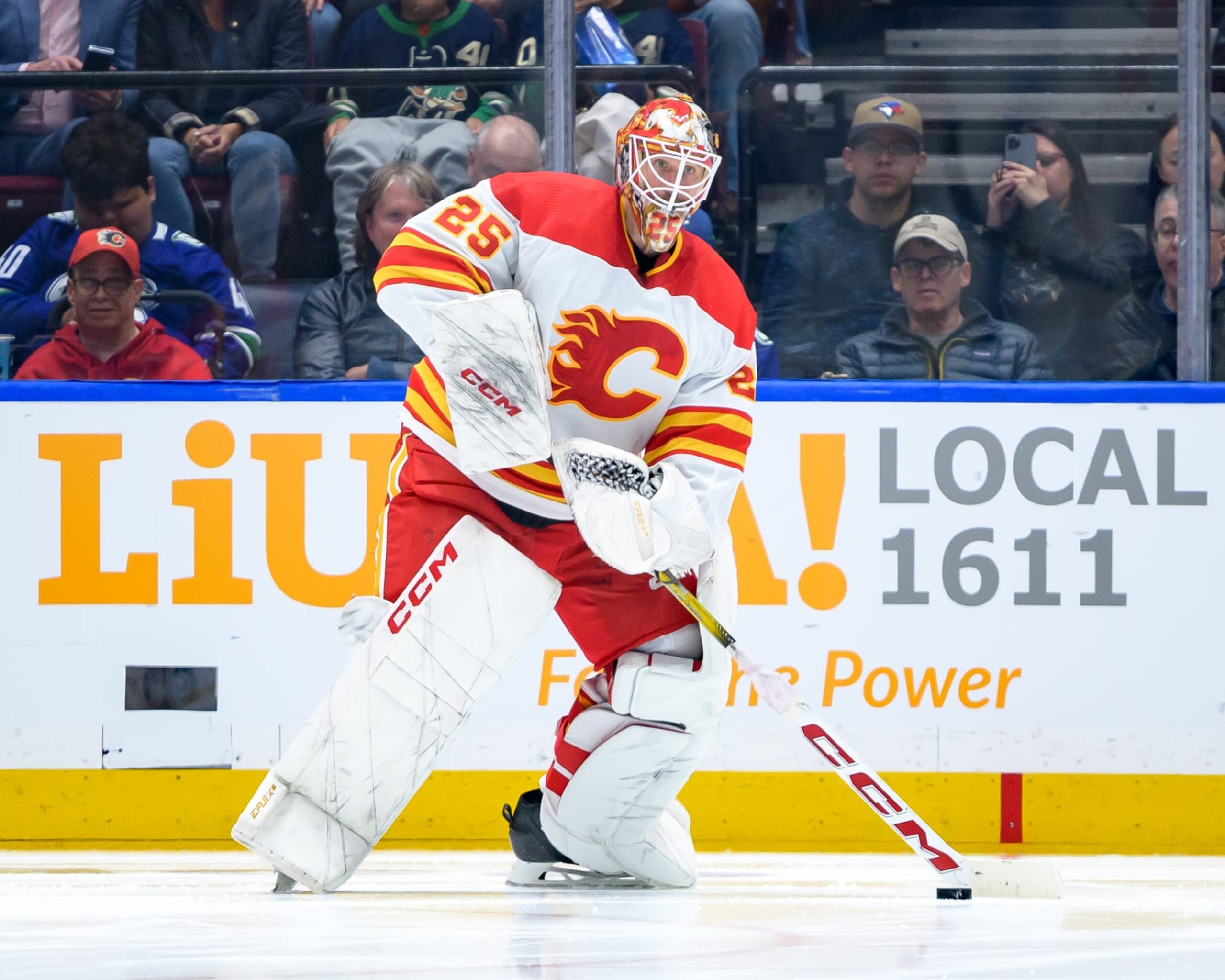 Calgary Flames goaltender Jacob Markström.