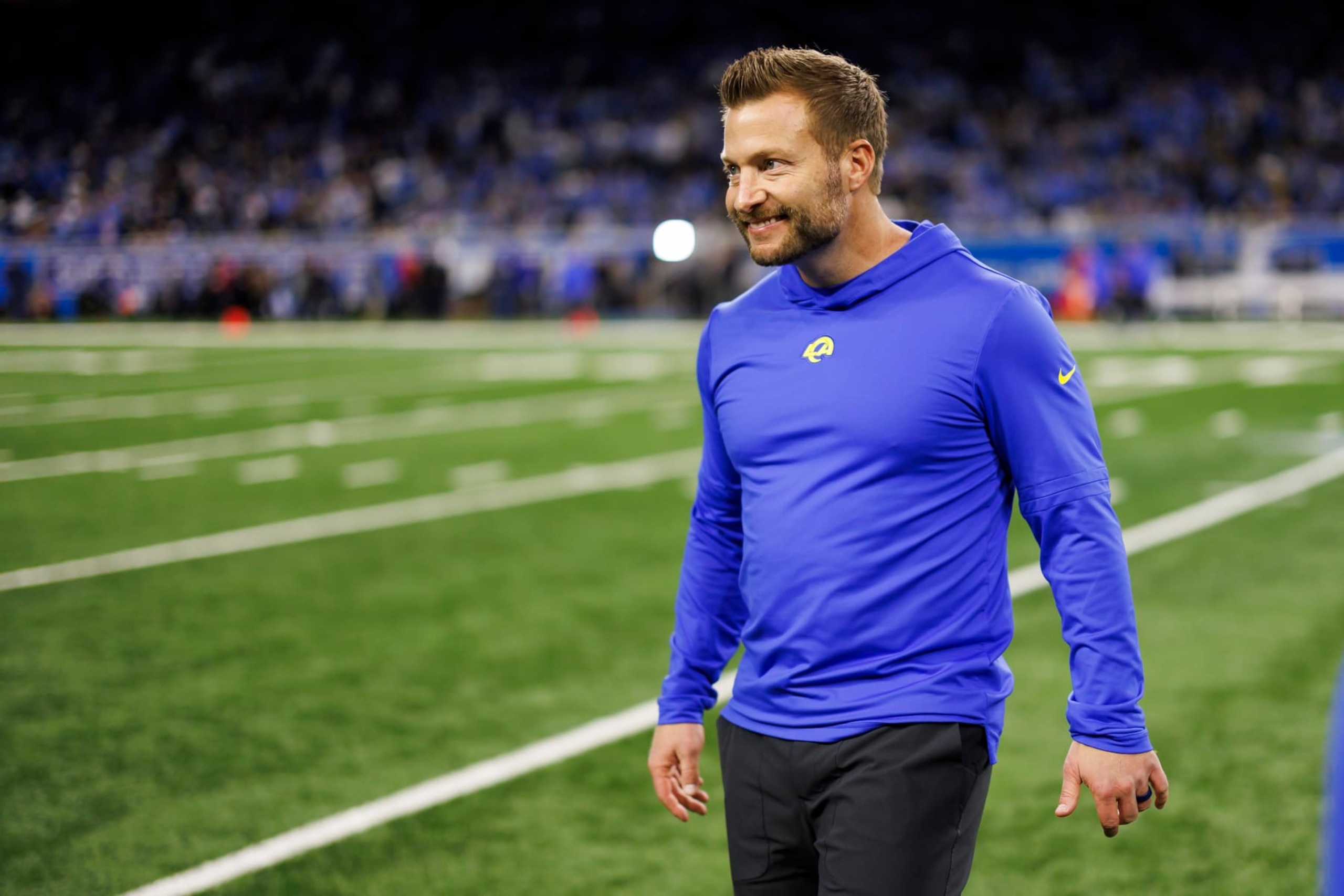 Rams head coach Sean McVay Rams head coach Sean McVay