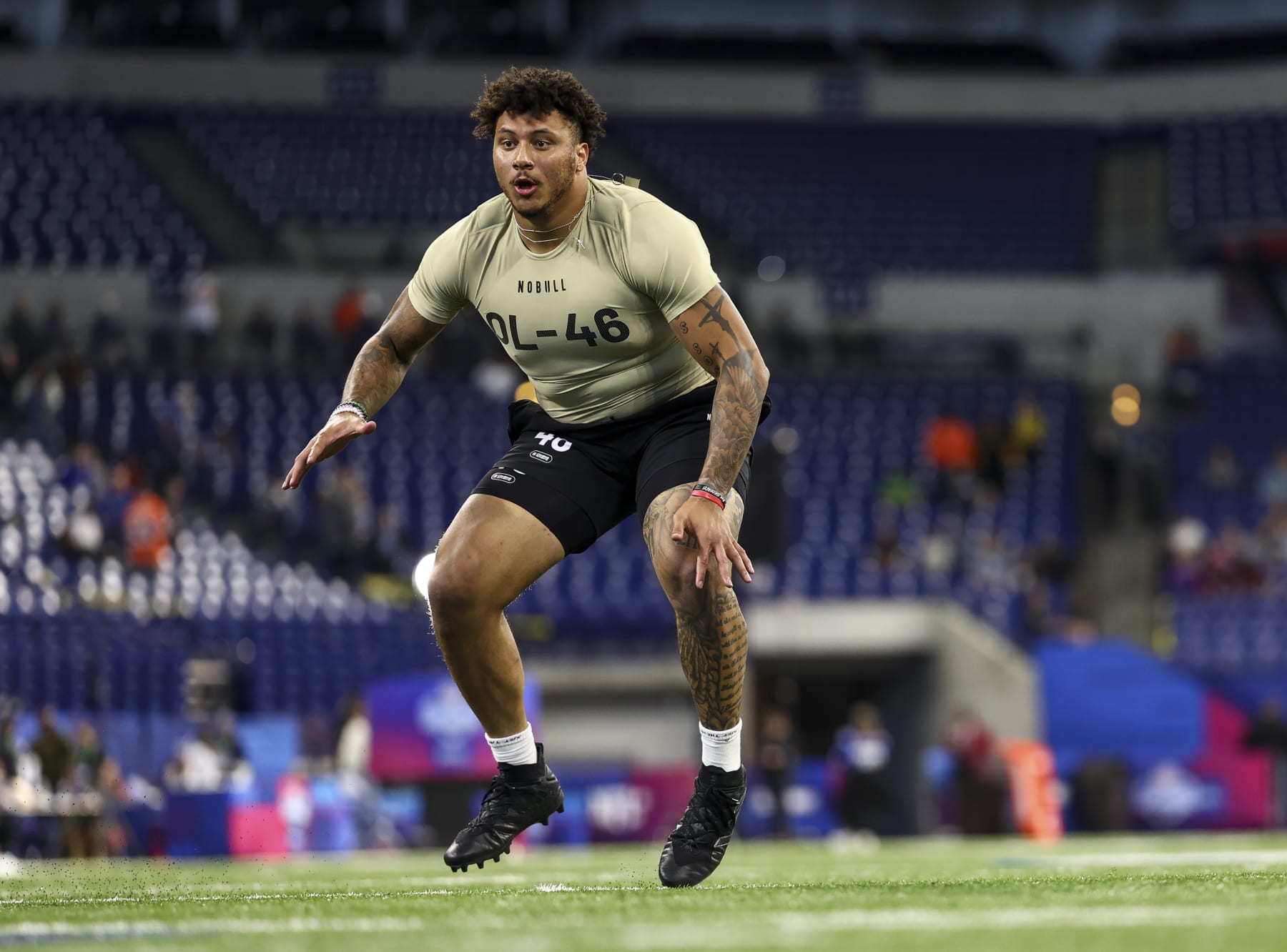 Boston College OL prospect Christian Mahogany