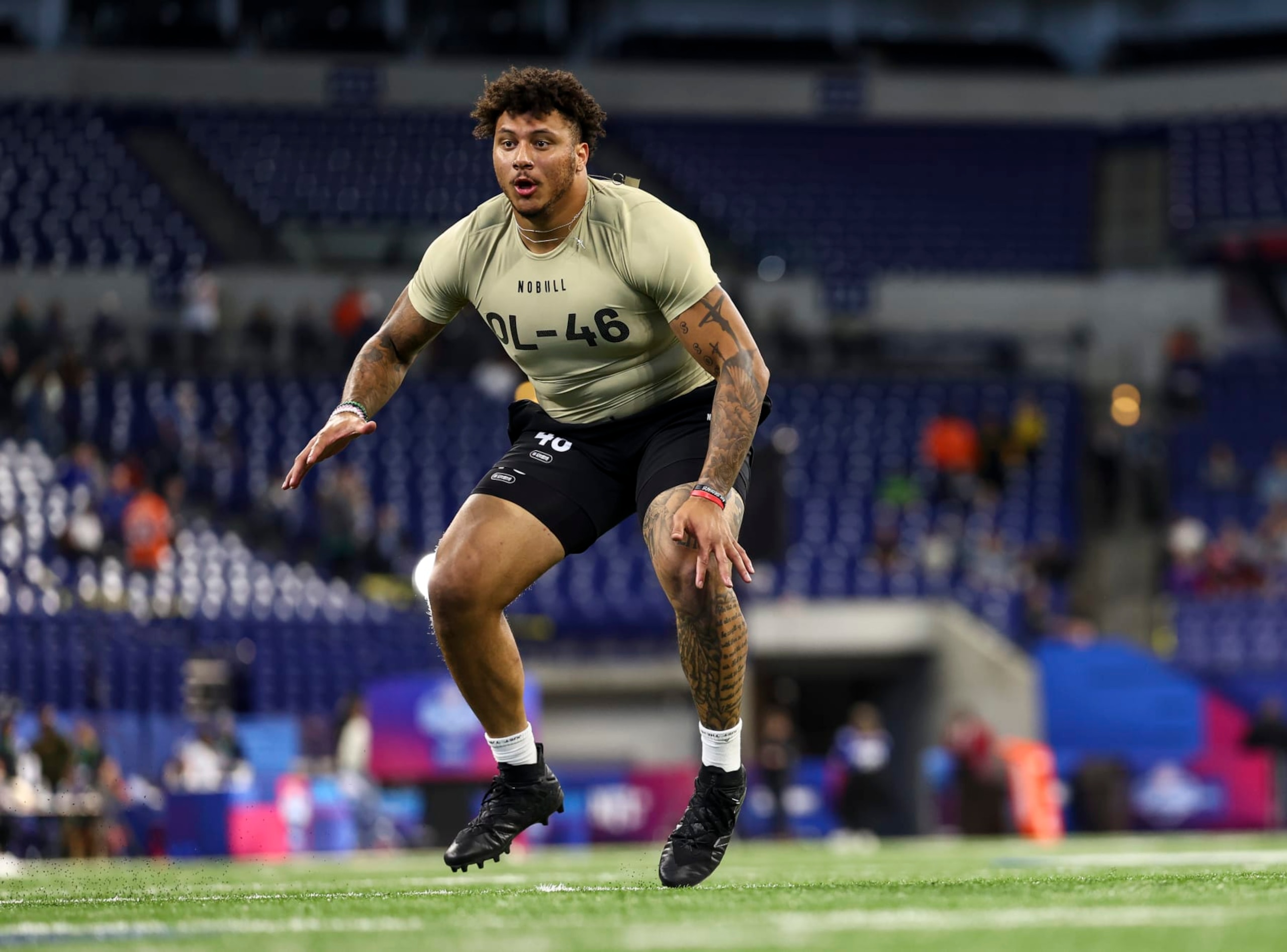 Boston College OL prospect Christian Mahogany