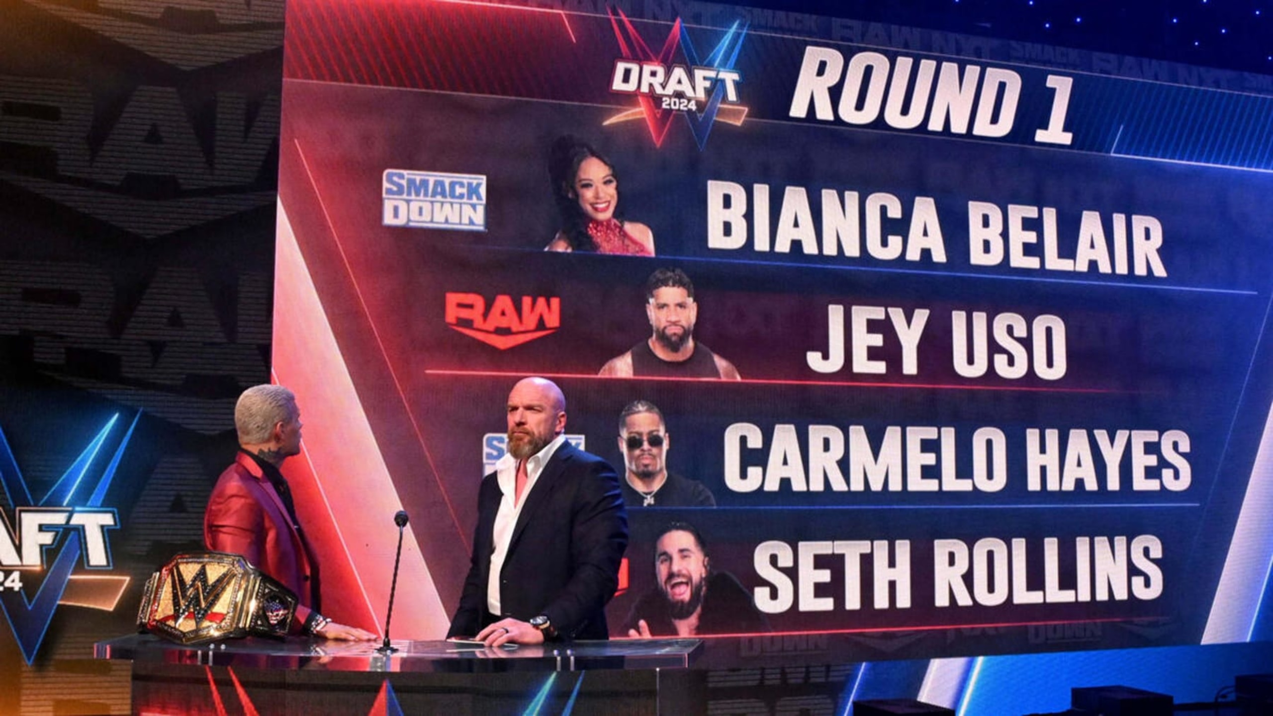 Night 1 of the 2024 WWE Draft missed the mark. Night 1 of the 2024 WWE Draft missed the mark.