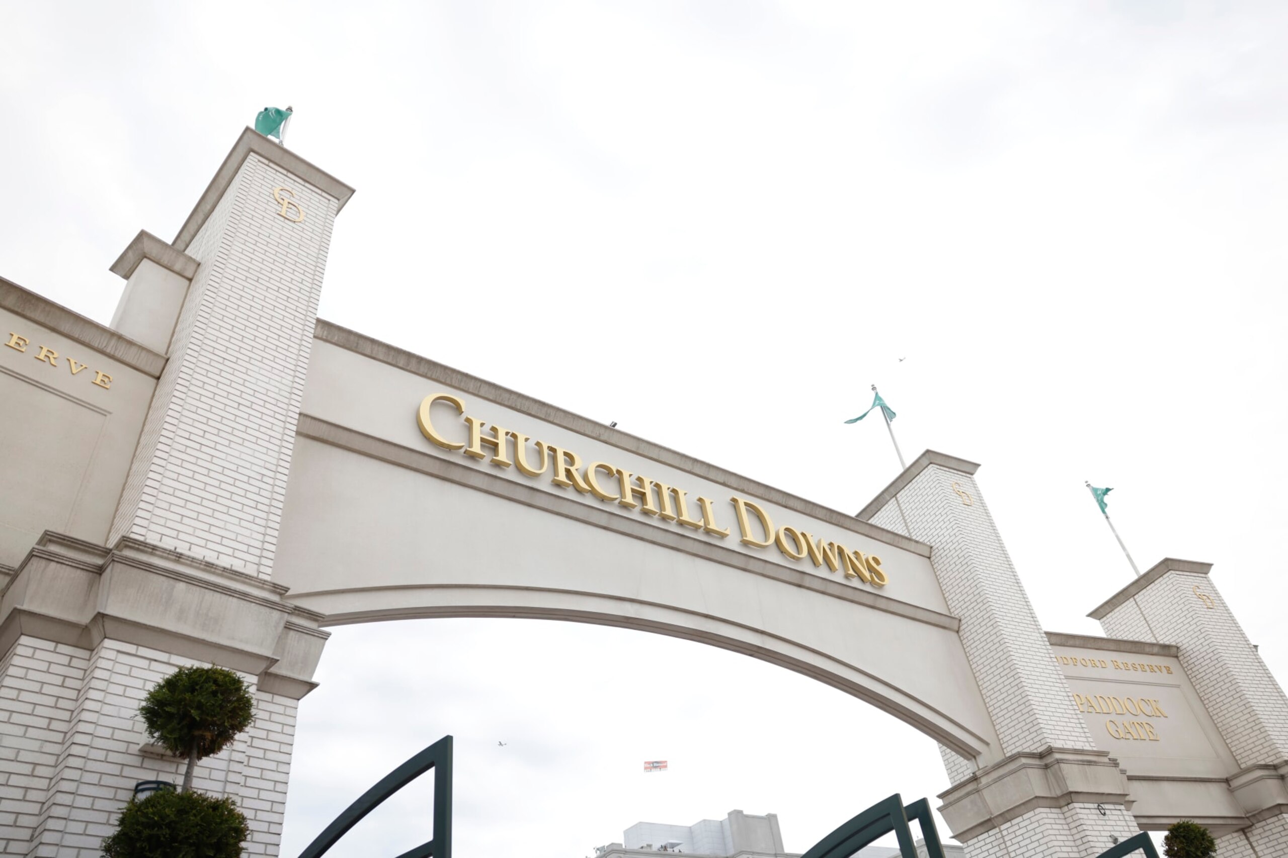 LOUISVILLE, KENTUCKY - MAY 06: A view of the atmosphere during Kentucky Derby 149 at Churchill Downs on May 06, 2023 in Louisville, Kentucky. (Photo by Jeff Schear/Getty Images for Churchill Downs) LOUISVILLE, KENTUCKY - MAY 06: A view of the atmosphere during Kentucky Derby 149 at Churchill Downs on May 06, 2023 in Louisville, Kentucky. (Photo by Jeff Schear/Getty Images for Churchill Downs)