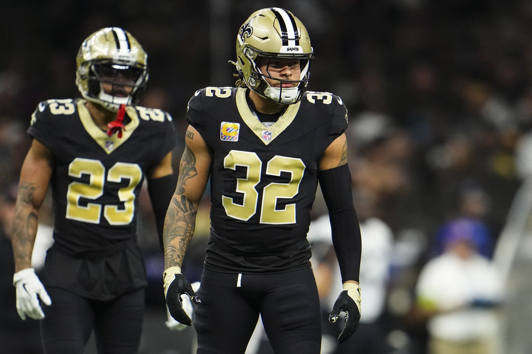 Marshon Lattimore and Tyrann Mathieu