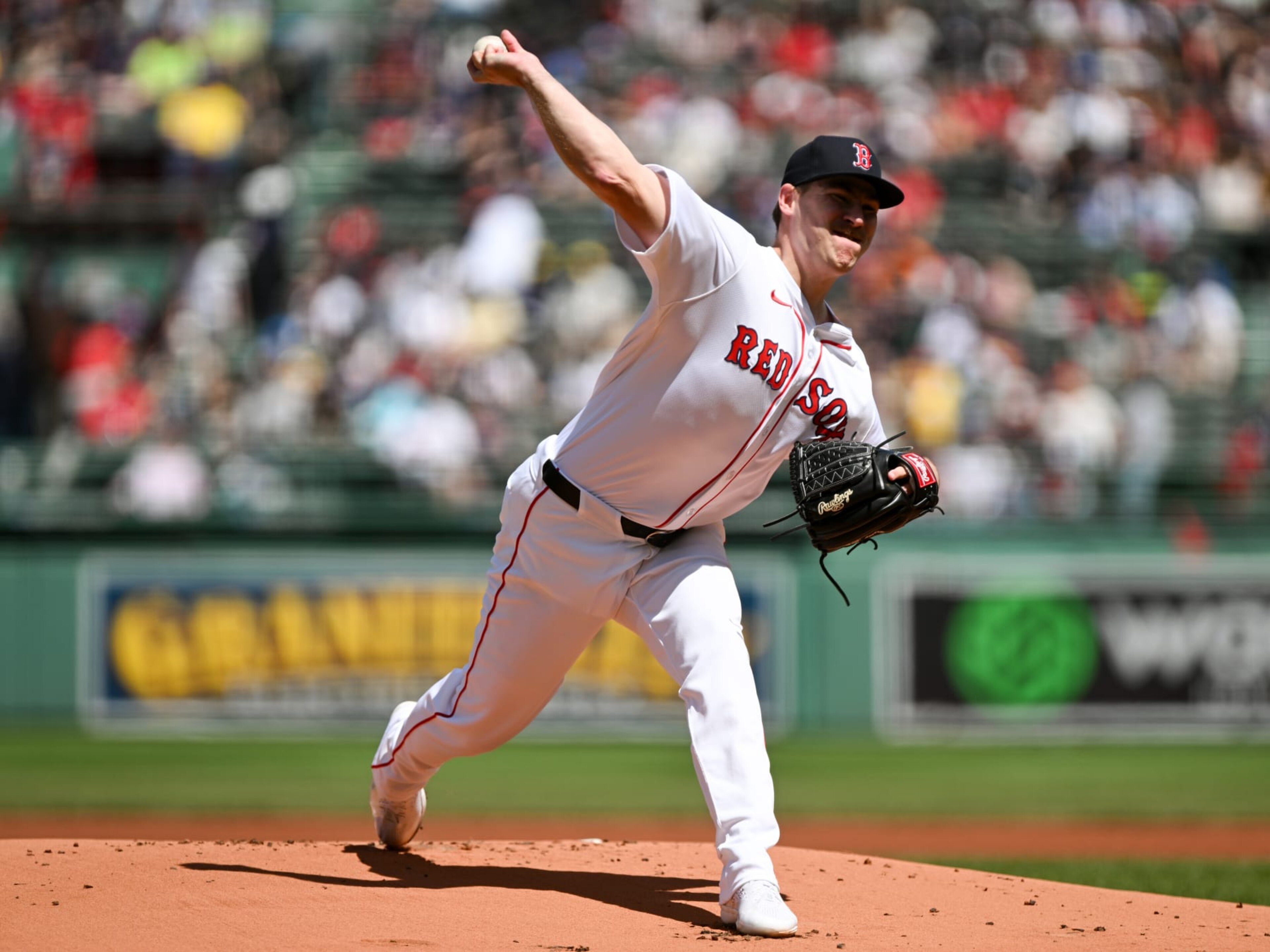 BOSTON, MASSACHUSETTS - MAY 02: Josh Winckowski #25 of the Boston Red Sox pitches against the San Francisco Giants during the first inning at Fenway Park on May 02, 2024 in Boston, Massachusetts. (Photo by Brian Fluharty/Getty Images) BOSTON, MASSACHUSETTS - MAY 02: Josh Winckowski #25 of the Boston Red Sox pitches against the San Francisco Giants during the first inning at Fenway Park on May 02, 2024 in Boston, Massachusetts. (Photo by Brian Fluharty/Getty Images)