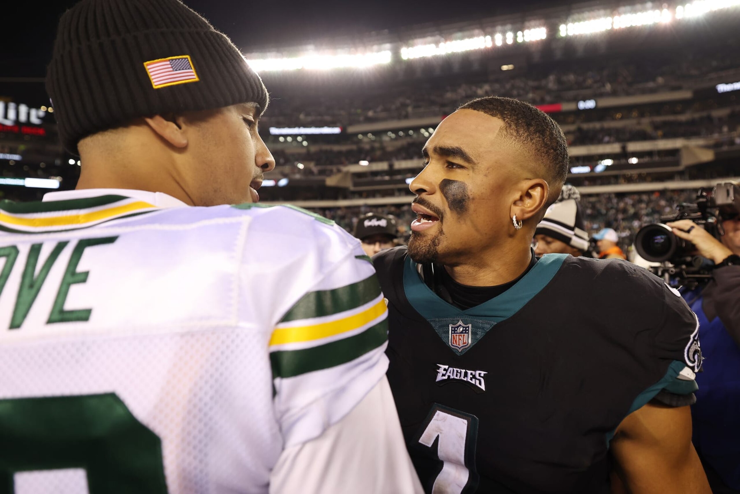 Jordan Love and Jalen Hurts