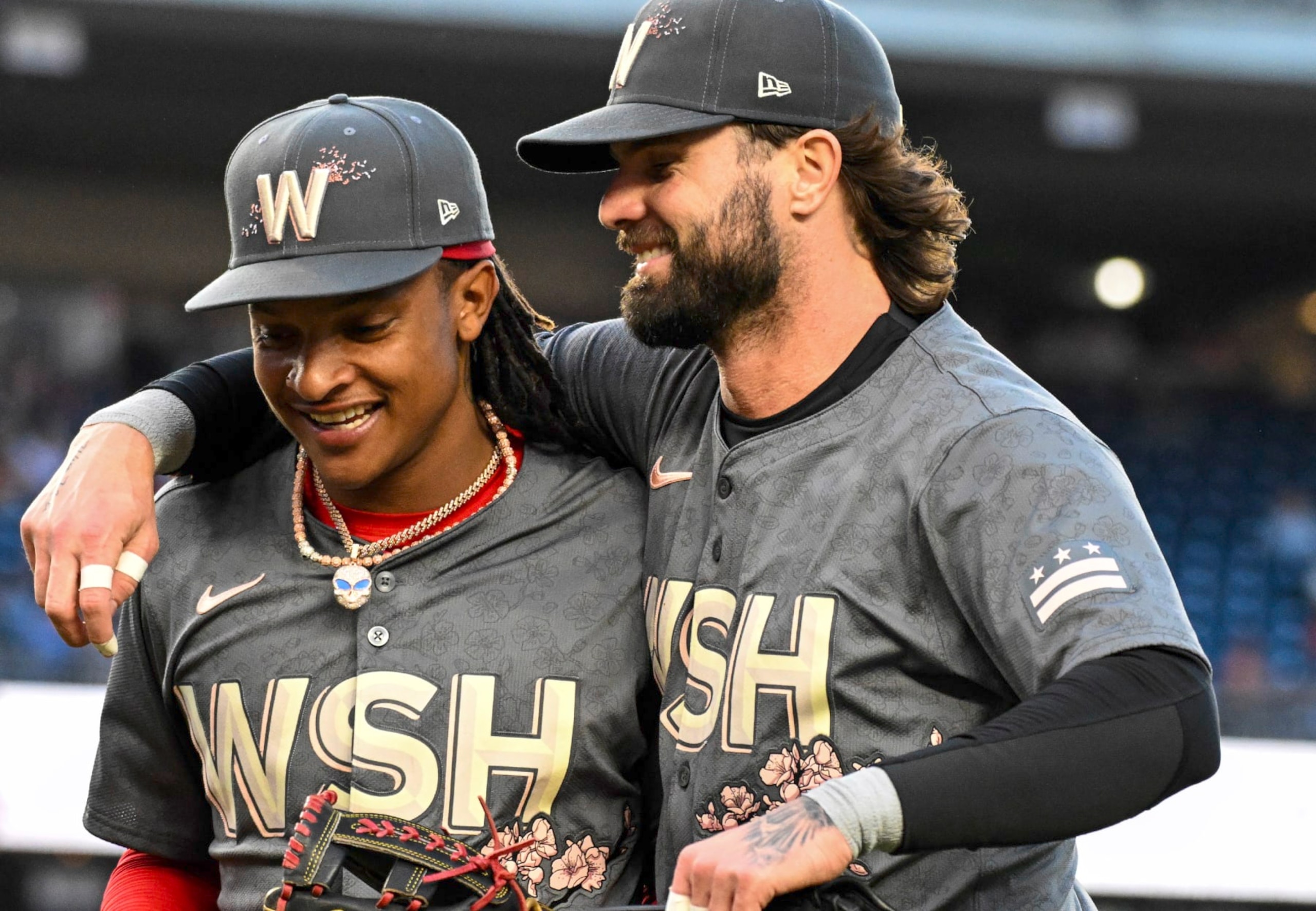CJ Abrams (L) and Jesse Winker (R)
