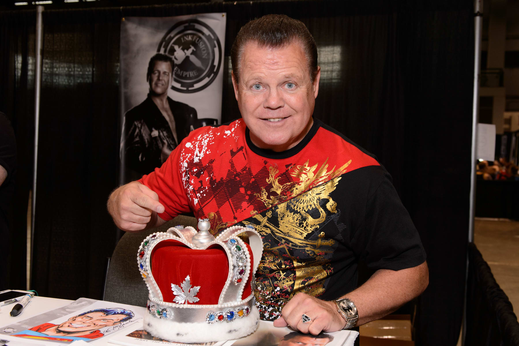 CHICAGO, IL - APRIL 24:  Jerry "The King" Lawler attends the C2E2 Chicago Comic and Entertainment Expo at McCormick Place on April 24, 2015 in Chicago, Illinois.  (Photo by Daniel Boczarski/Getty Images)