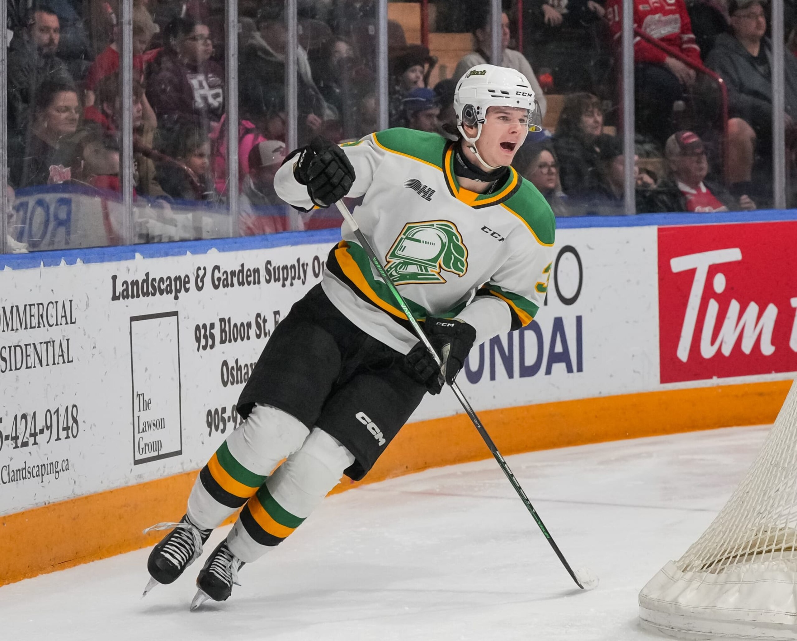 OSHAWA, CANADA - FEBRUARY 11: Sam Dickinson #3 of the London Knights skates against the Oshawa Generals at Tribute Communities Centre on February 11, 2024 in Oshawa, Ontario, Canada. (Photo by Chris Tanouye/Getty Images) OSHAWA, CANADA - FEBRUARY 11: Sam Dickinson #3 of the London Knights skates against the Oshawa Generals at Tribute Communities Centre on February 11, 2024 in Oshawa, Ontario, Canada. (Photo by Chris Tanouye/Getty Images)