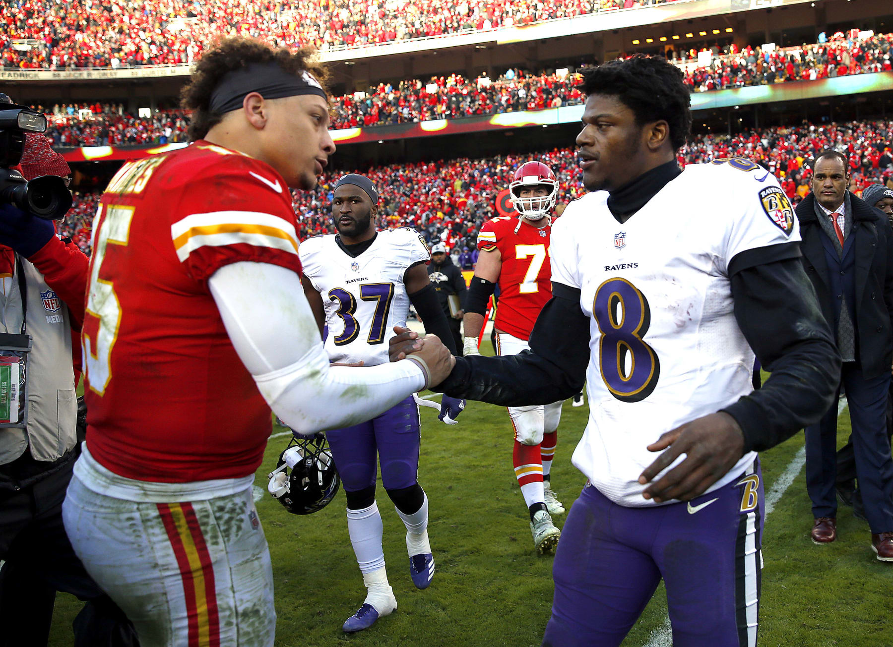Patrick Mahomes and Lamar Jackson