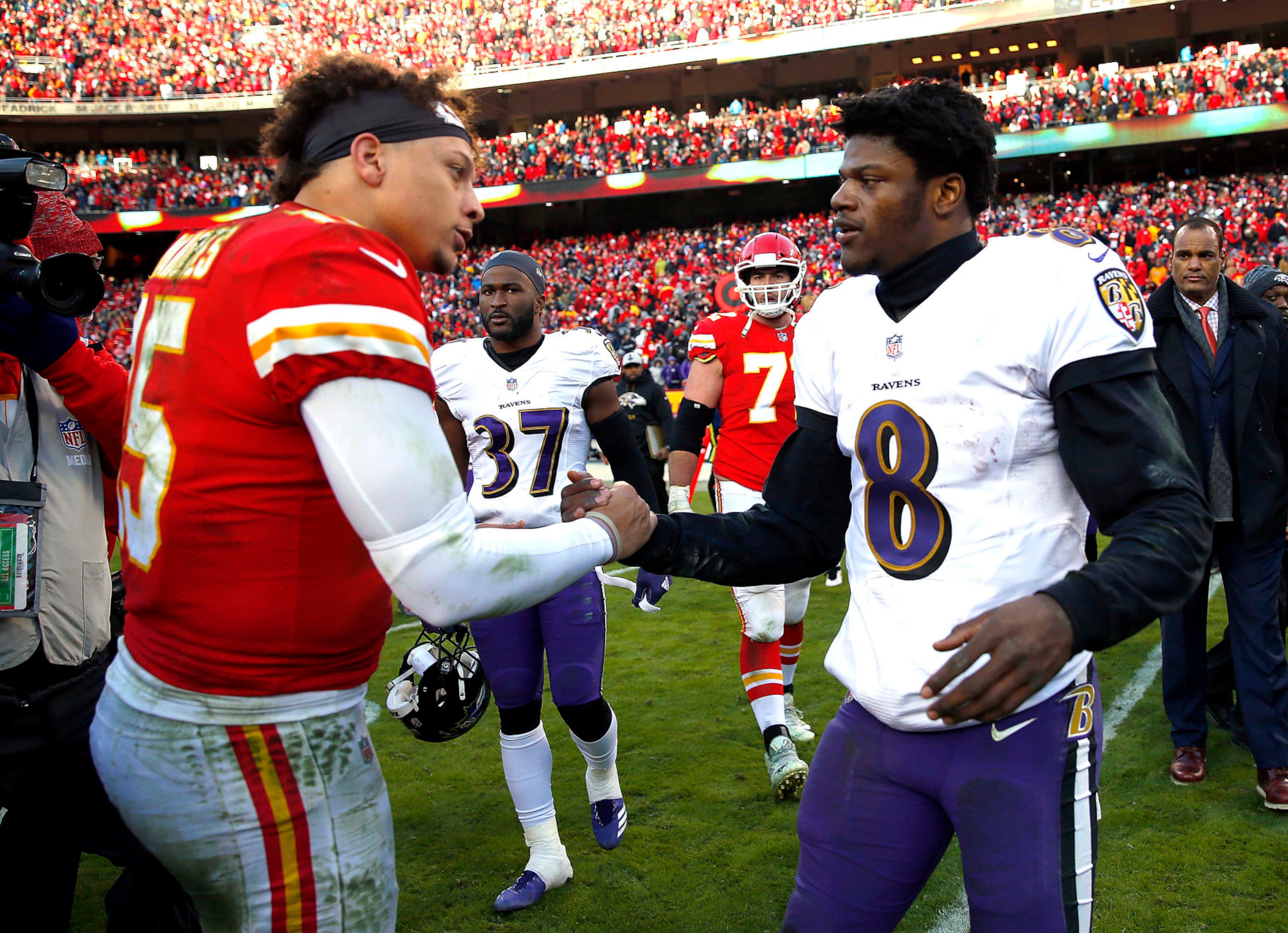 Patrick Mahomes and Lamar Jackson Patrick Mahomes and Lamar Jackson