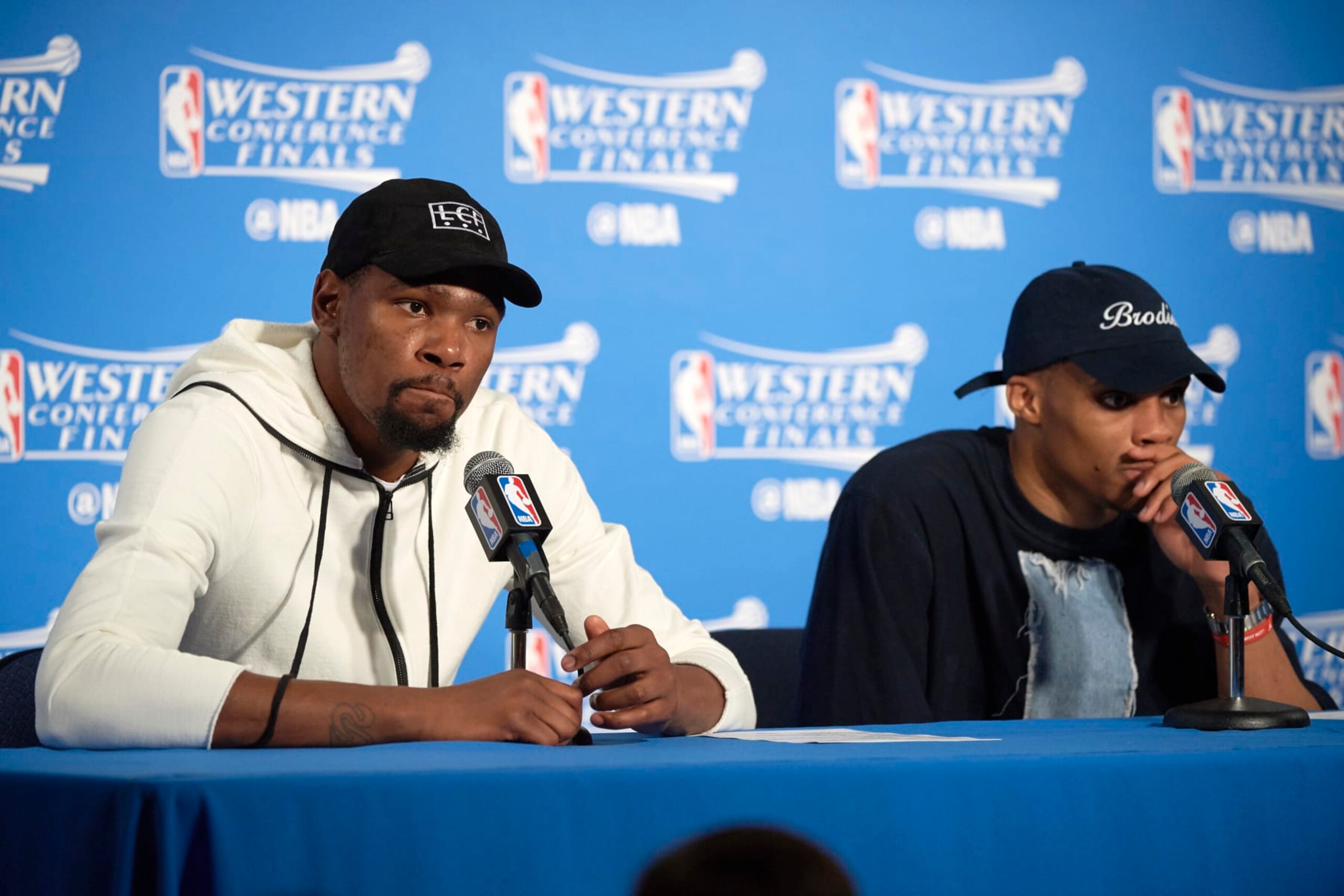 Kevin Durant and Russell Westbrook