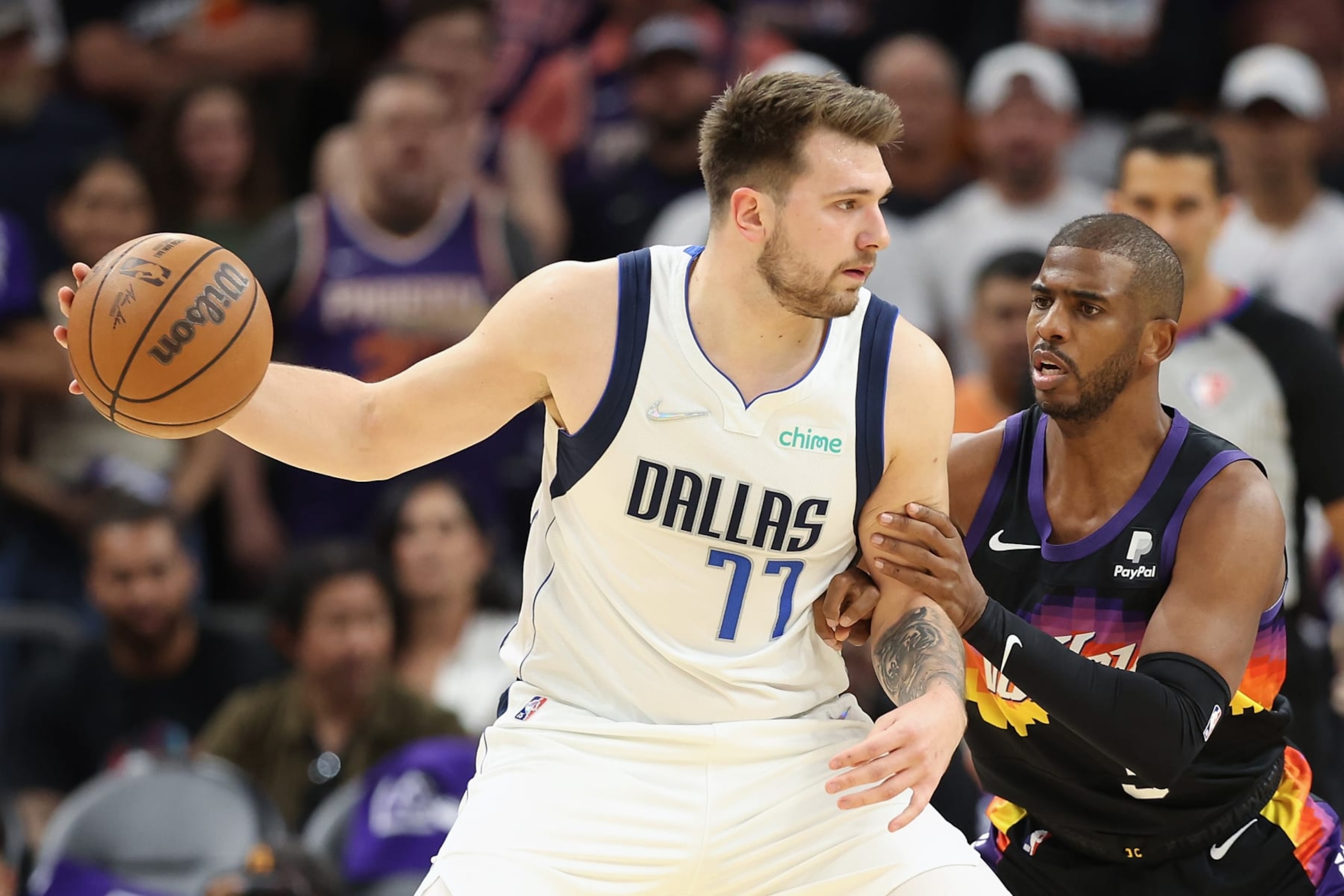 Luka DonÄiÄ and Chris Paul