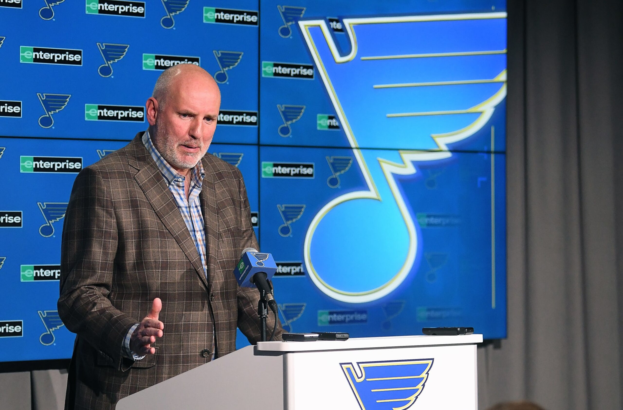 Blues GM Doug Armstrong