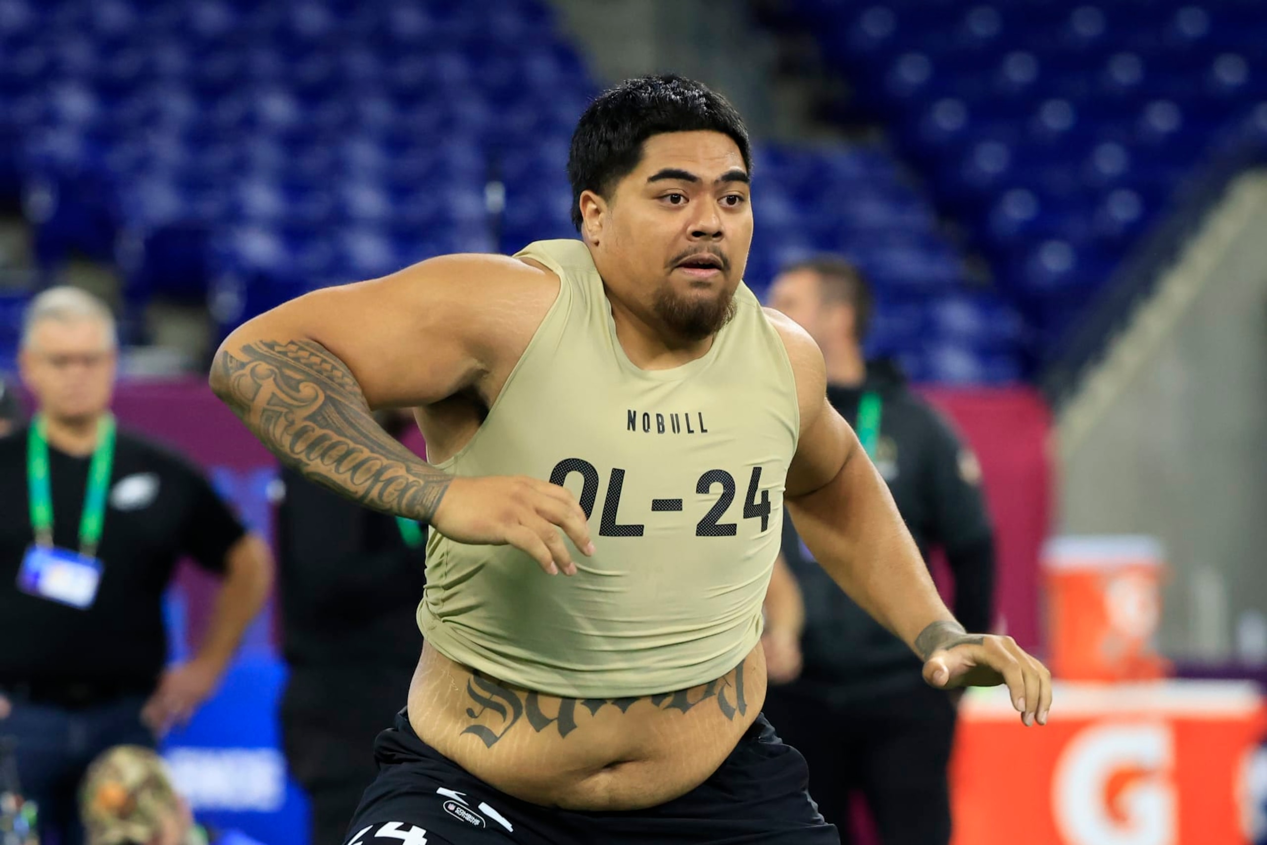 New Saints OL Taliese Fuaga New Saints OL Taliese Fuaga