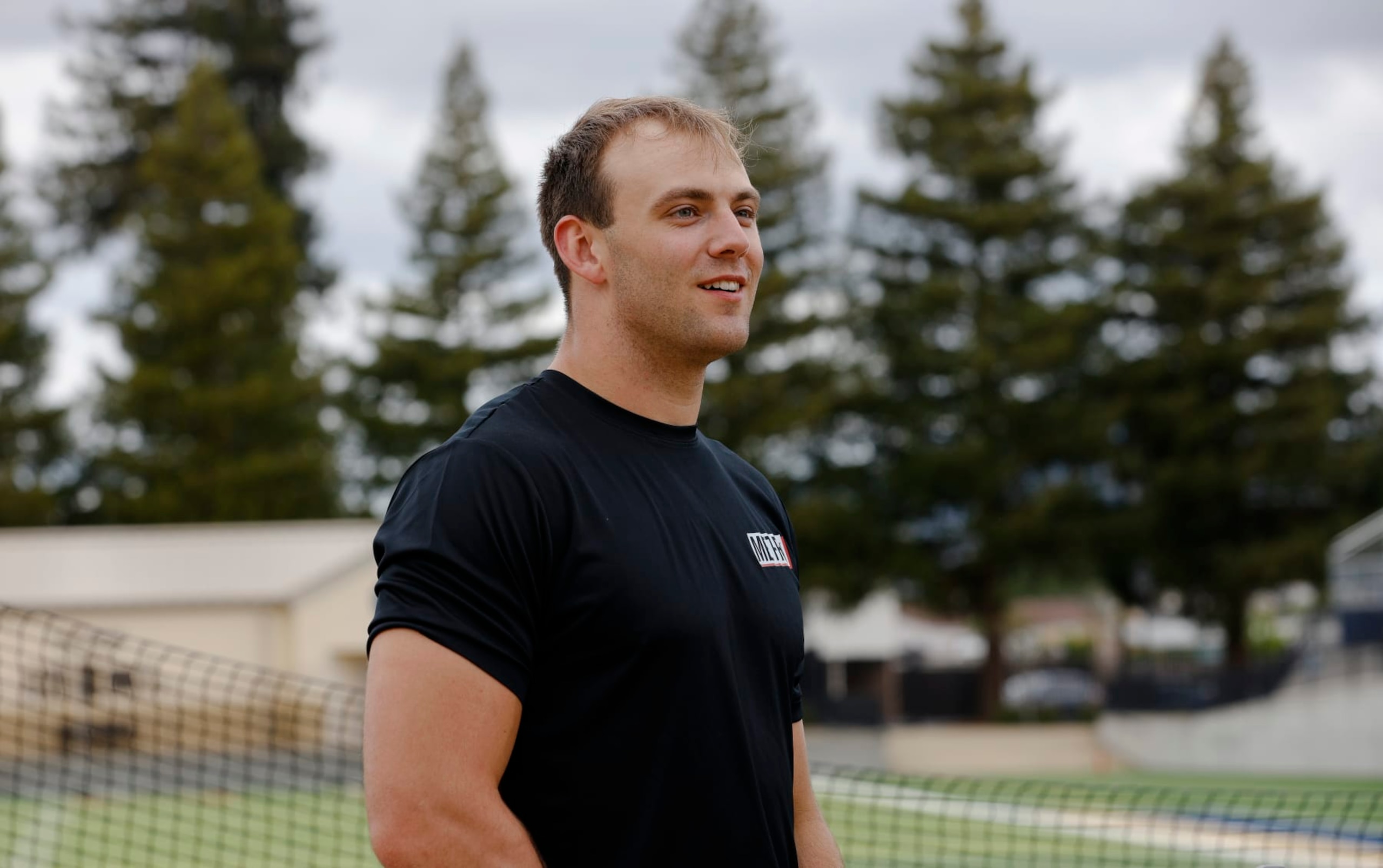 NAPA, CALIFORNIA - APRIL 24: Brock Bowers, University of Georgia tight end, trains in his hometown on April 24, 2024 in Napa, California. (Photo by Kimberly White/Getty Images for MET-Rx)