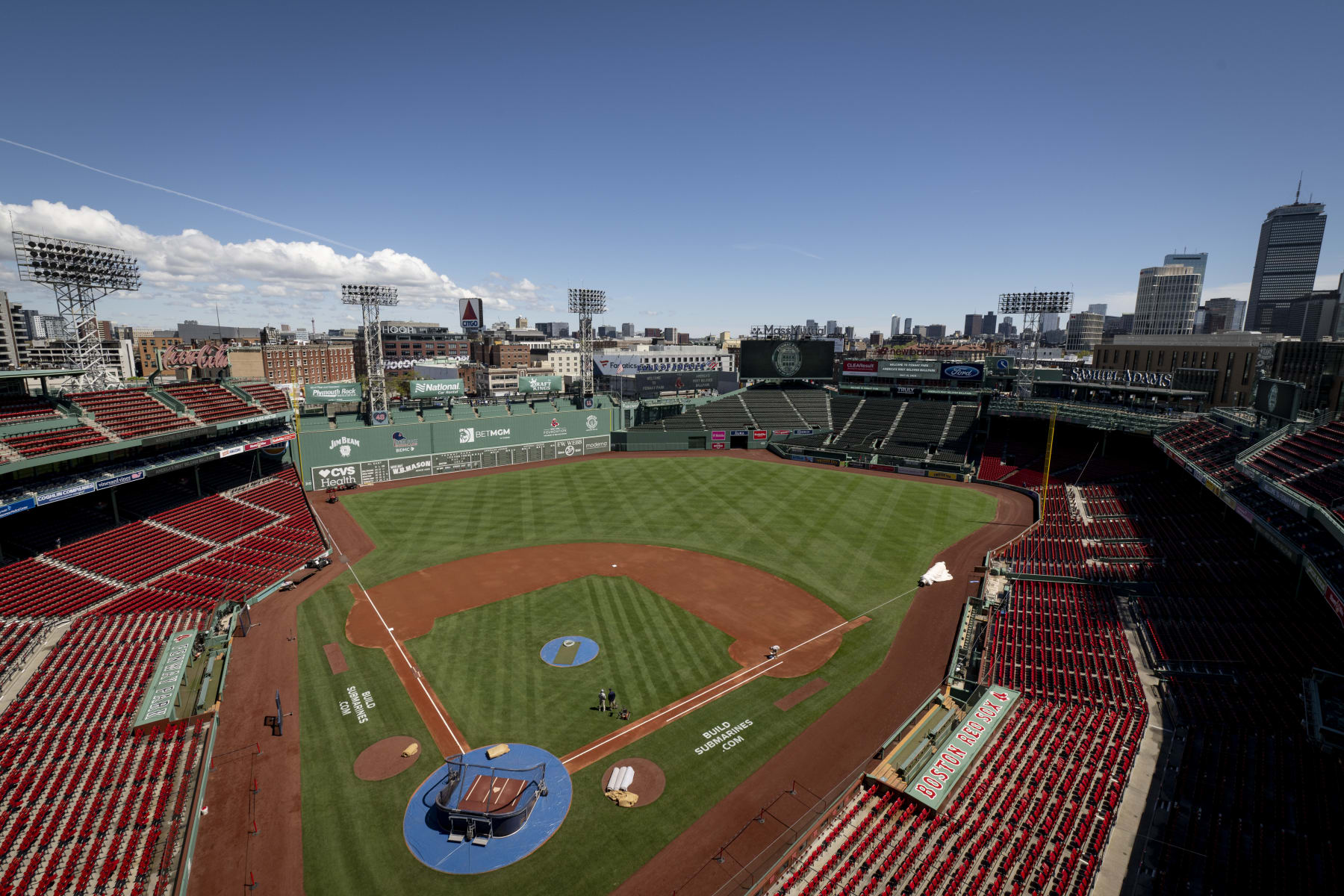 BOSTON, MA - MAY 10: A general view of the field before a game between the Washington Nationals and the Boston Red Sox on May 10, 2024 at Fenway Park in Boston, Massachusetts. (Photo by Maddie Malhotra/Boston Red Sox/Getty Images)